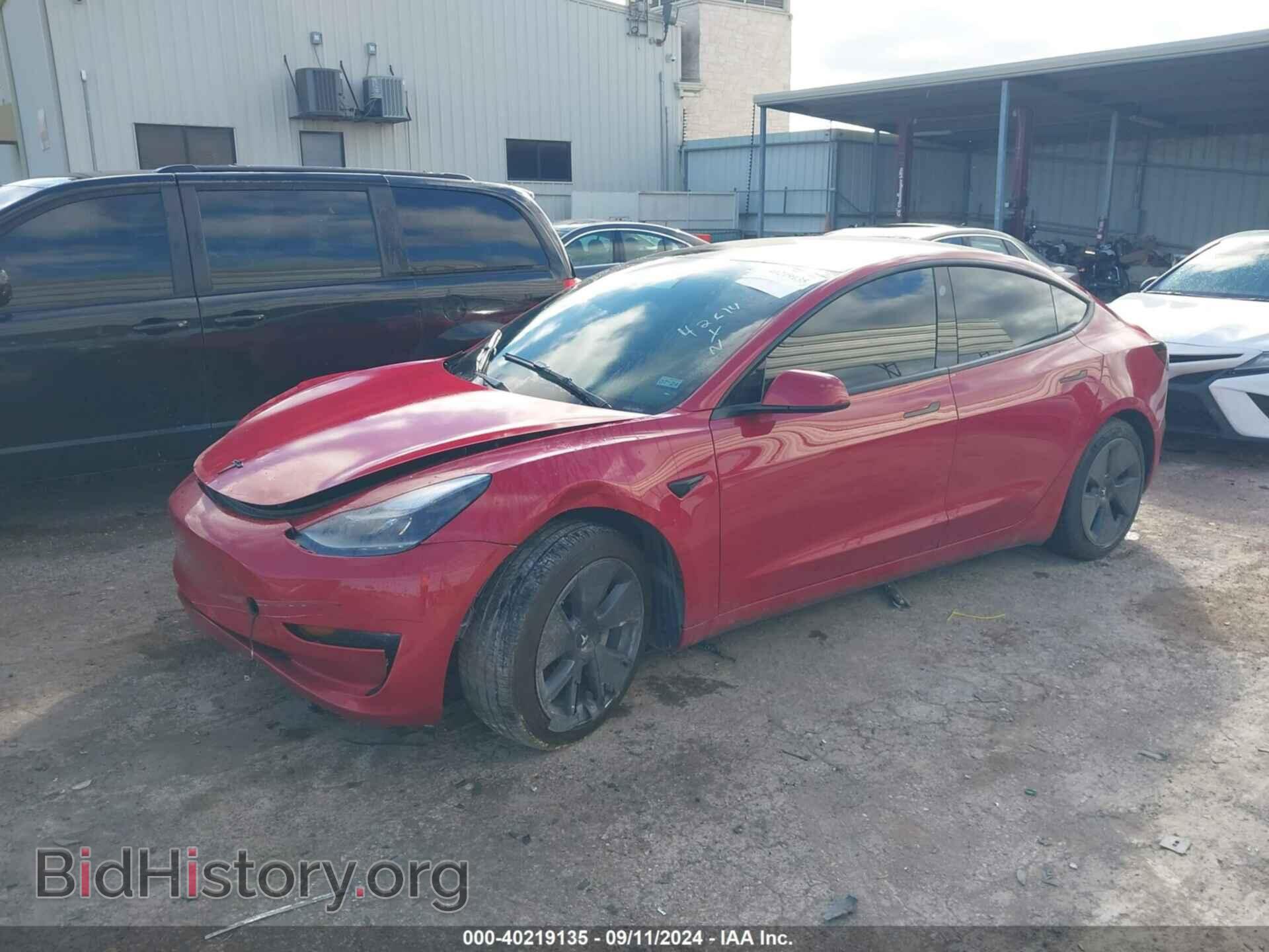 2022 TESLA MODEL 3 - VIN: 5YJ3E1EAXNF320778 - Фото 2