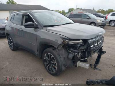 2022 Jeep COMPASS Limited 4X4, серый — VIN 3C4NJDCB7NT196357, IAAI