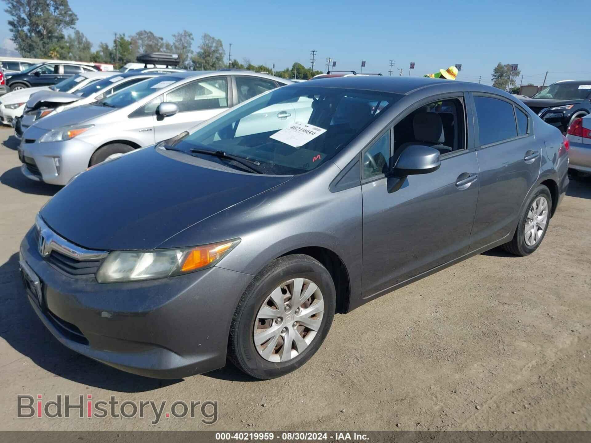 2012 HONDA CIVIC - VIN: 19XFB2F57CE324111 - Фото 2