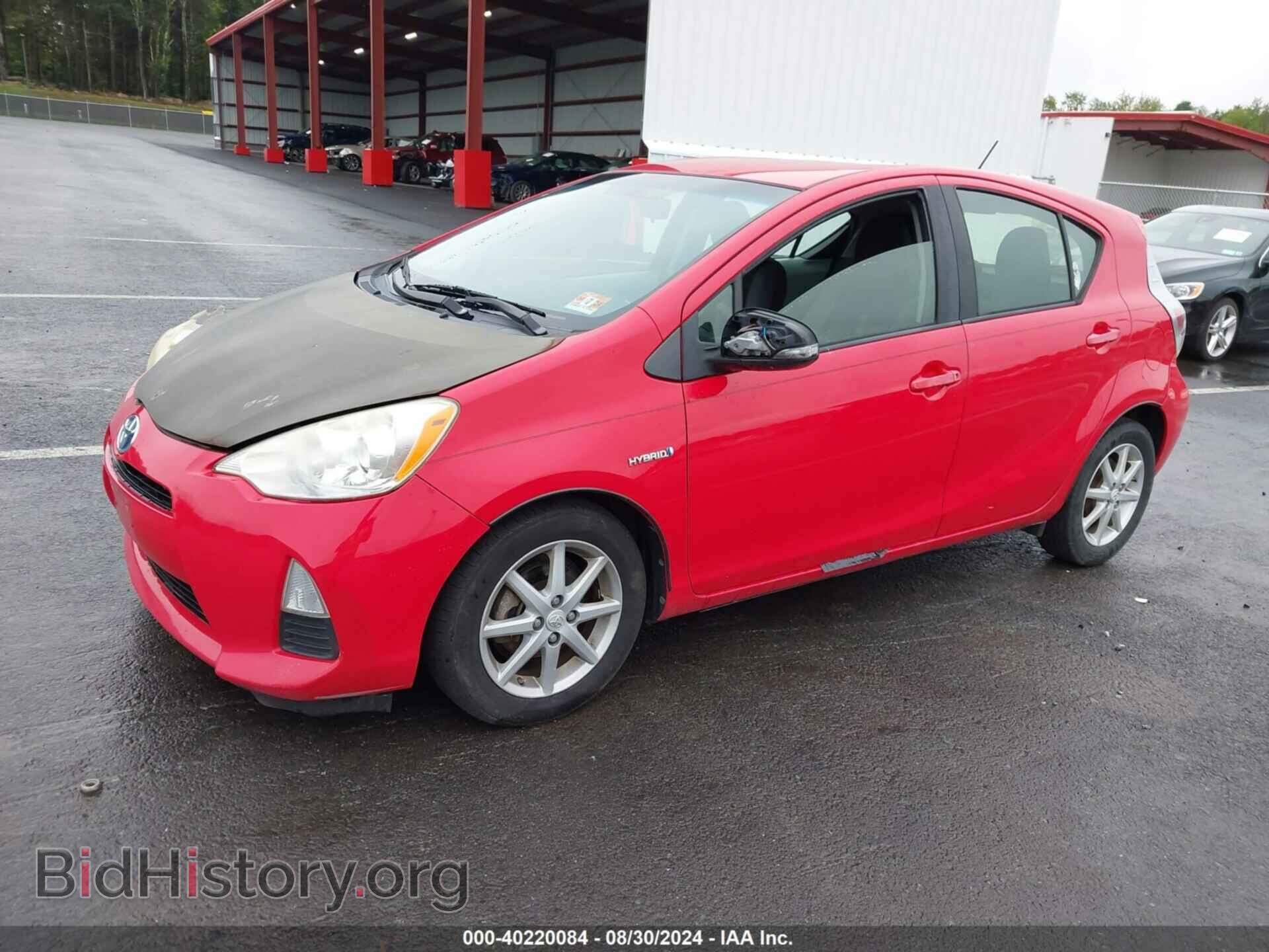 2012 TOYOTA PRIUS C - VIN: JTDKDTB39C1525403 - Фото 2