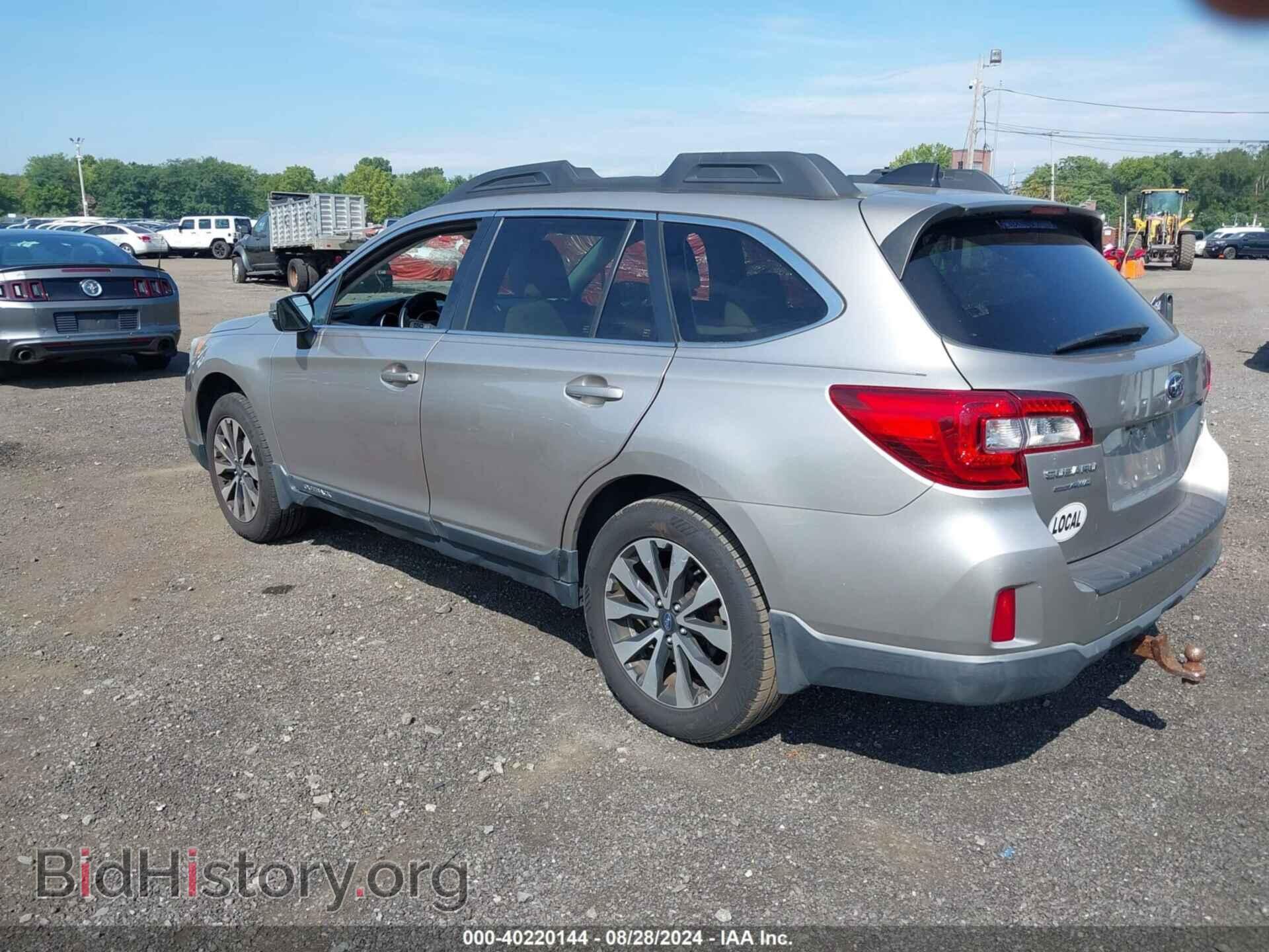 2016 SUBARU OUTBACK - VIN: 4S4BSANC6G3260984 - Фото 3