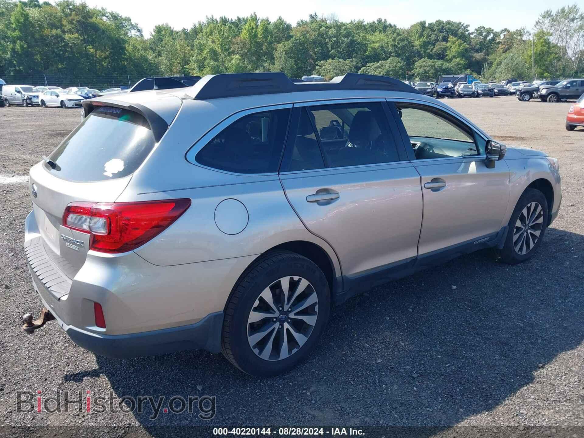 2016 SUBARU OUTBACK - VIN: 4S4BSANC6G3260984 - Фото 4