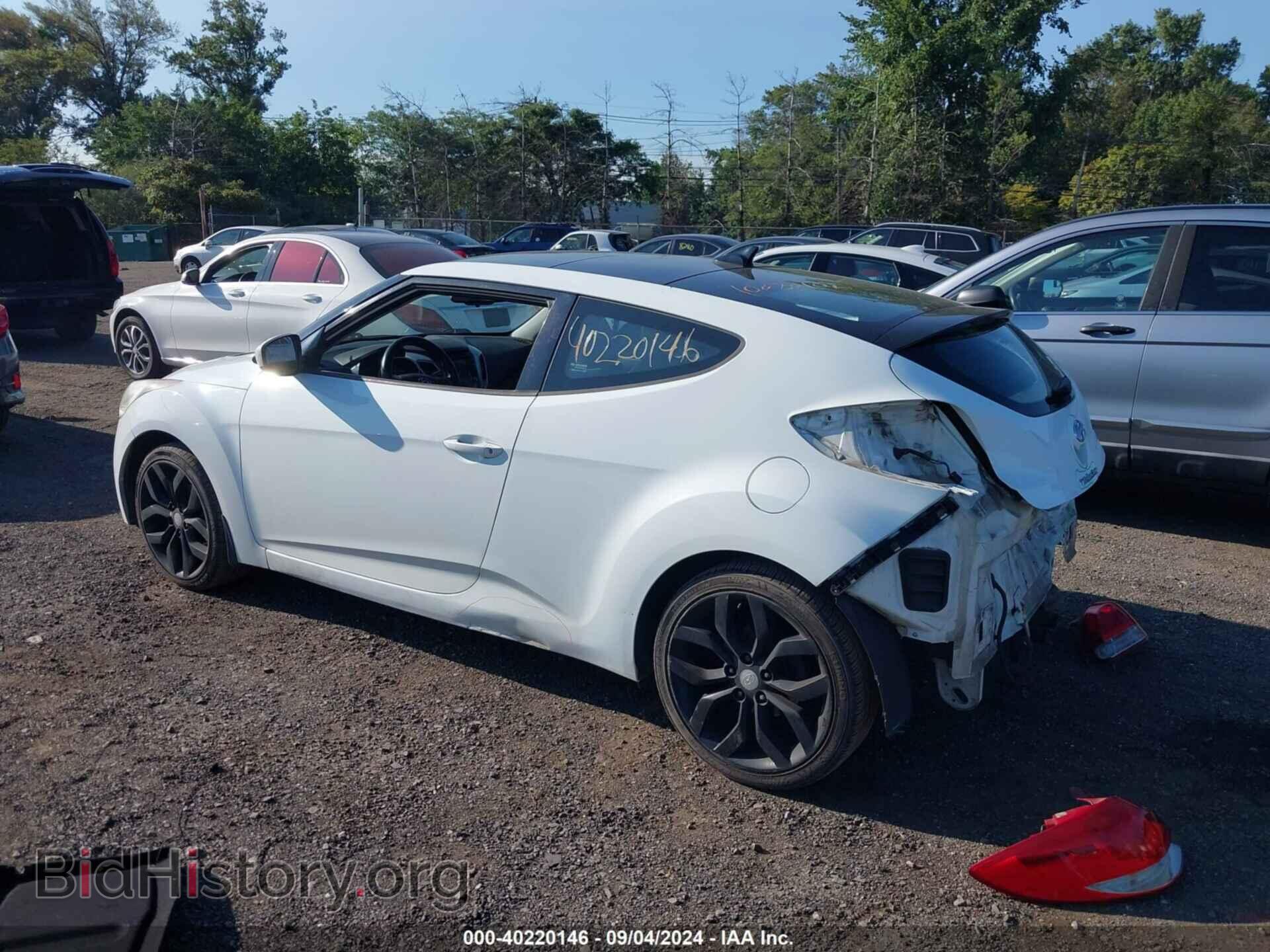 2012 HYUNDAI VELOSTER - VIN: KMHTC6AD5CU024327 - Фото 3