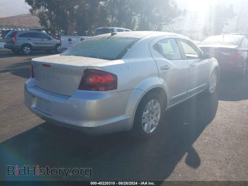 2012 Dodge AVENGER (VIN 1C3CDZAB4CN237303) — фото 4 из 11