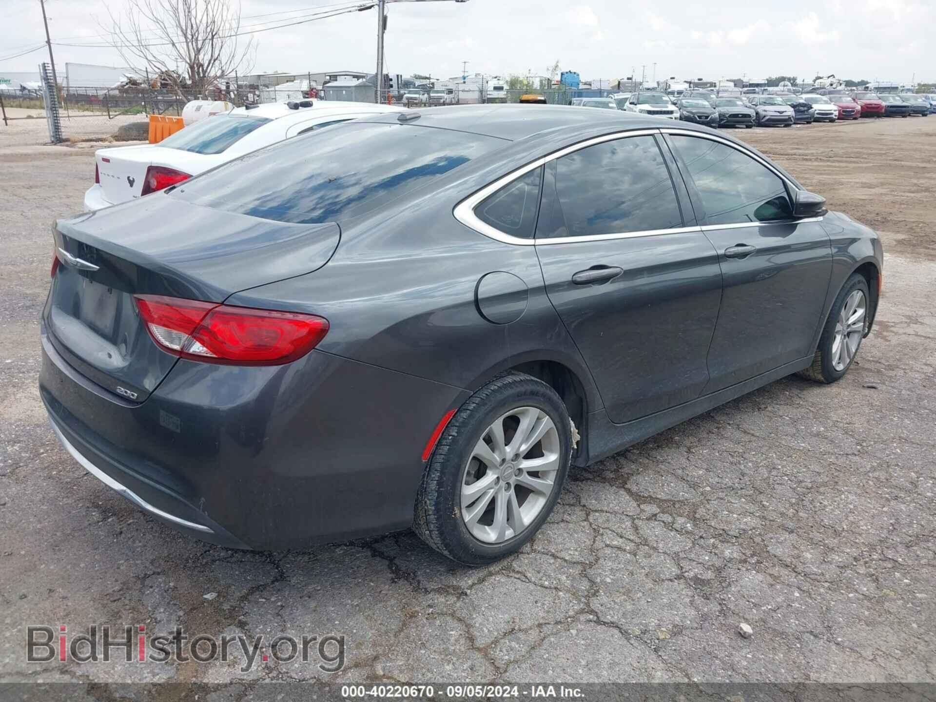 2015 CHRYSLER 200 - VIN: 1C3CCCABXFN646197 - Фото 4