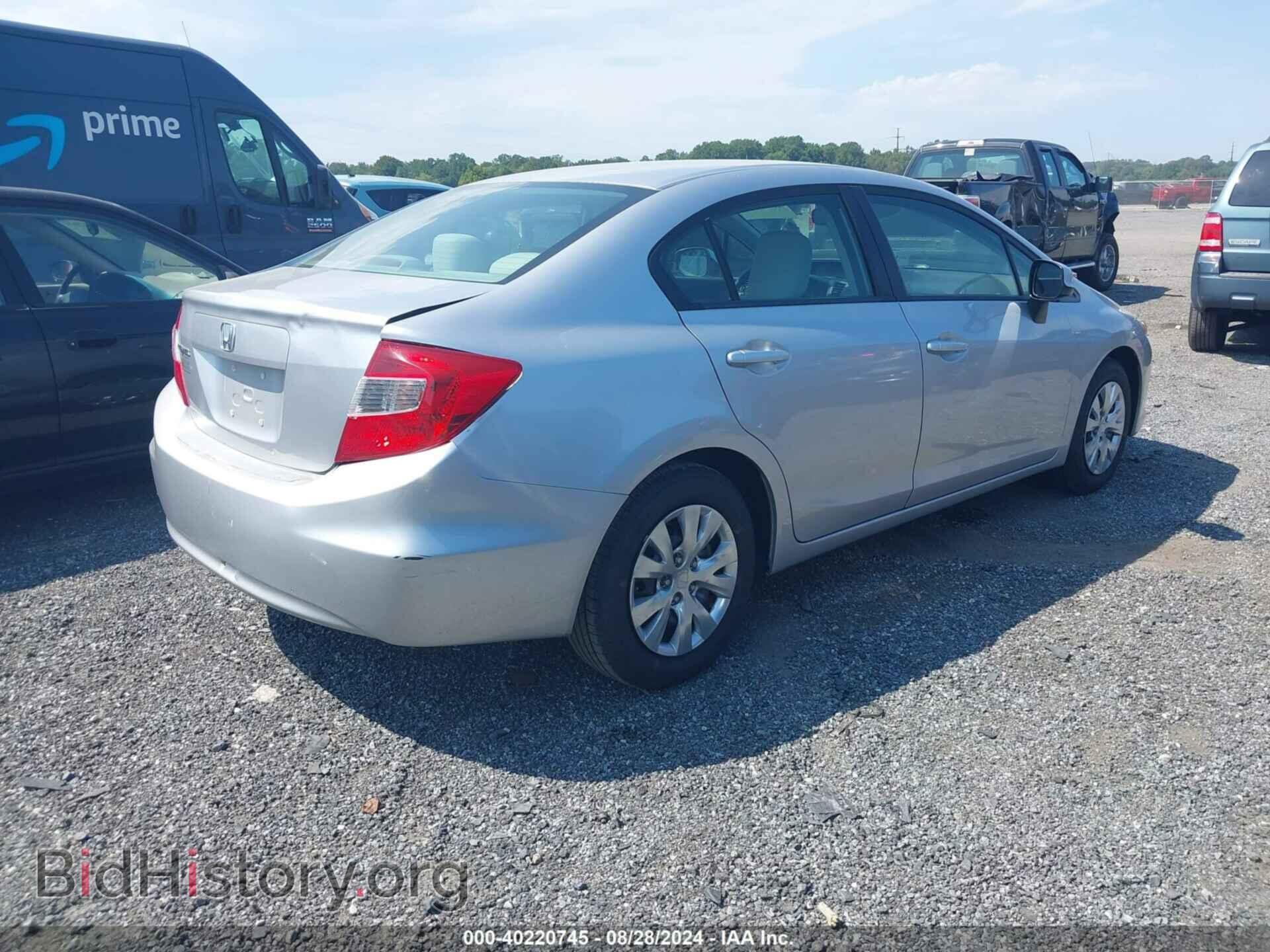 2012 HONDA CIVIC - VIN: 19XFB2F56CE353759 - Фото 4