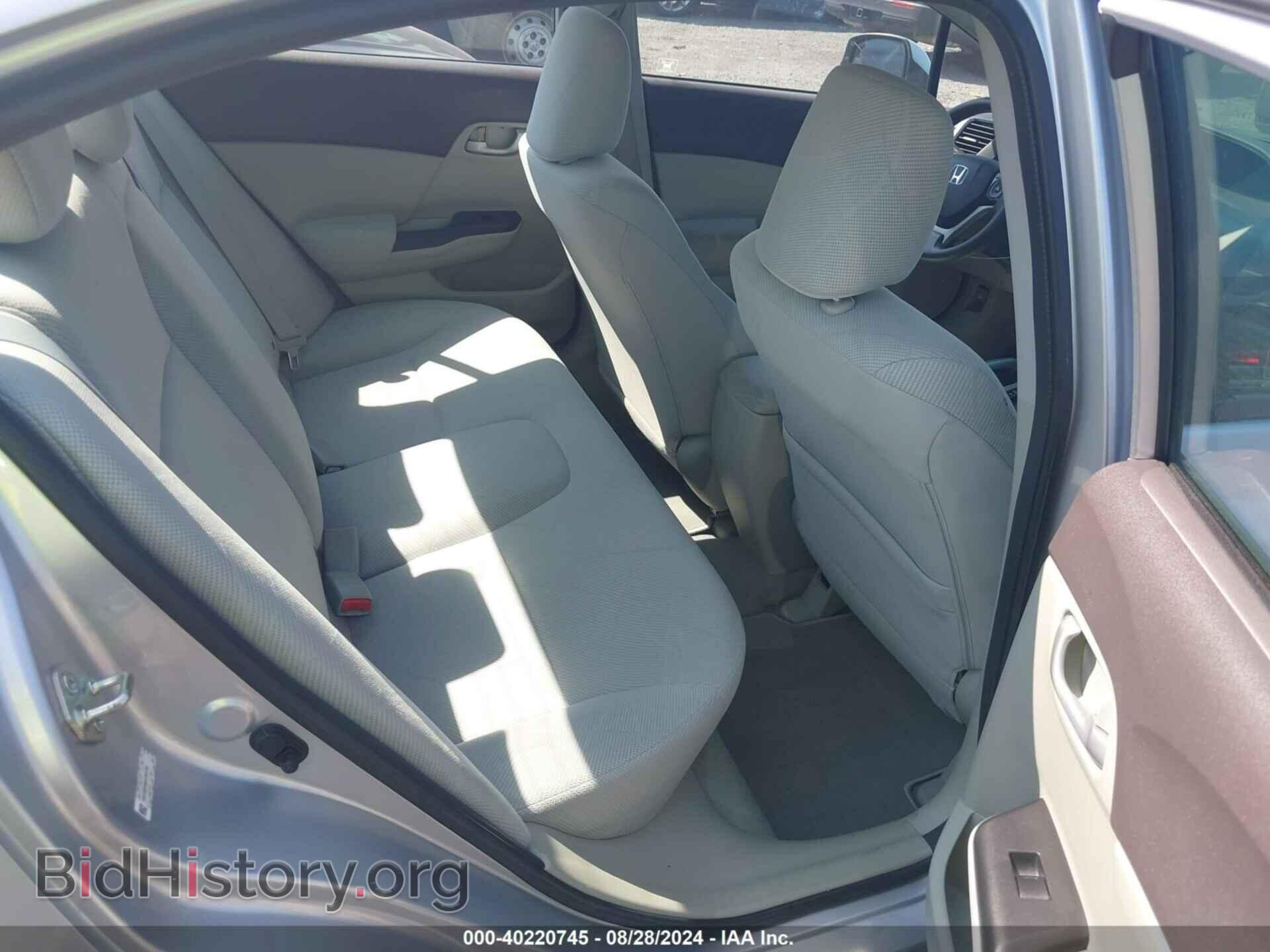 2012 HONDA CIVIC - VIN: 19XFB2F56CE353759 - Фото 8