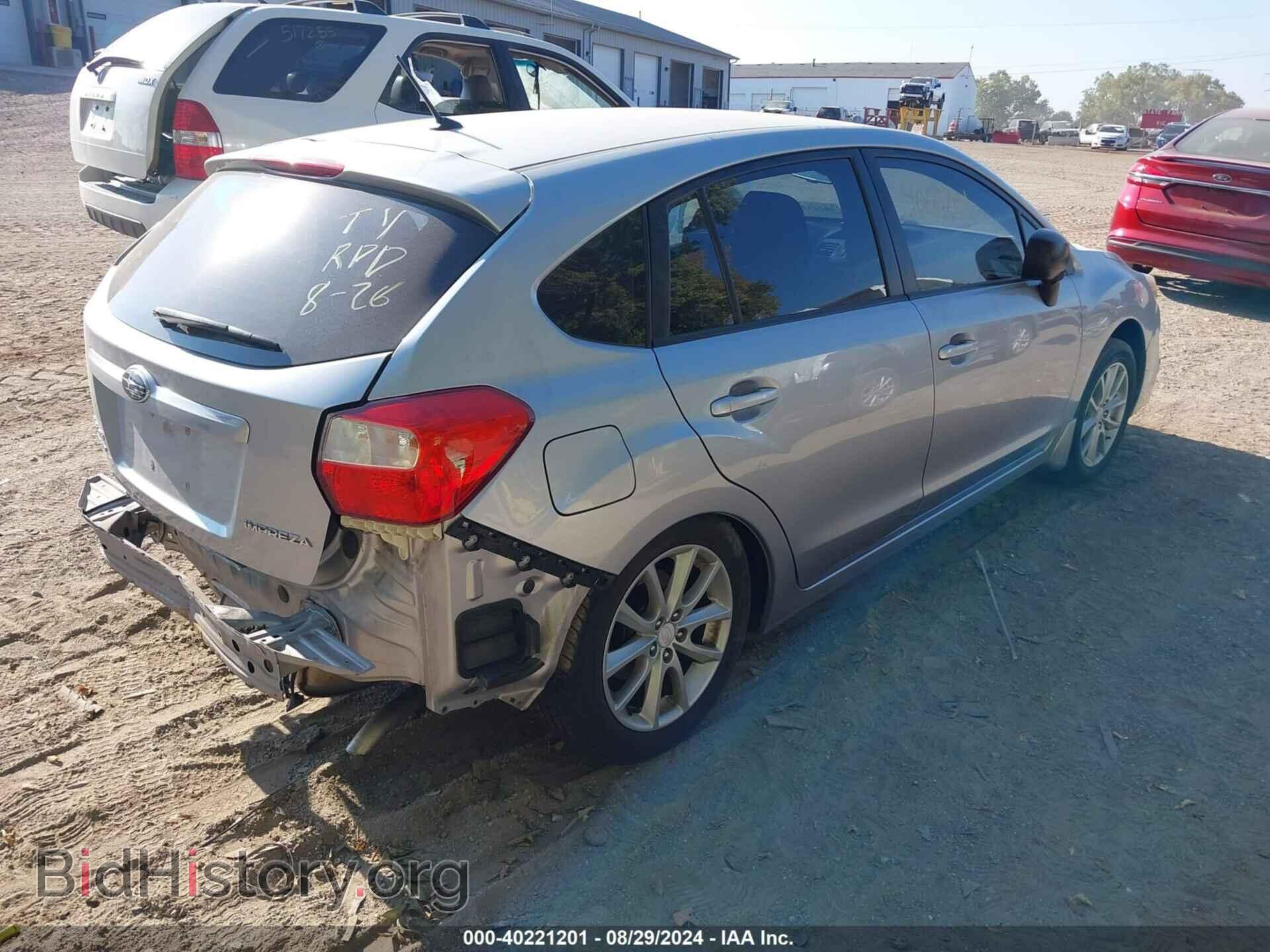 2012 SUBARU IMPREZA - VIN: JF1GPAA69CH206447 - Фото 4