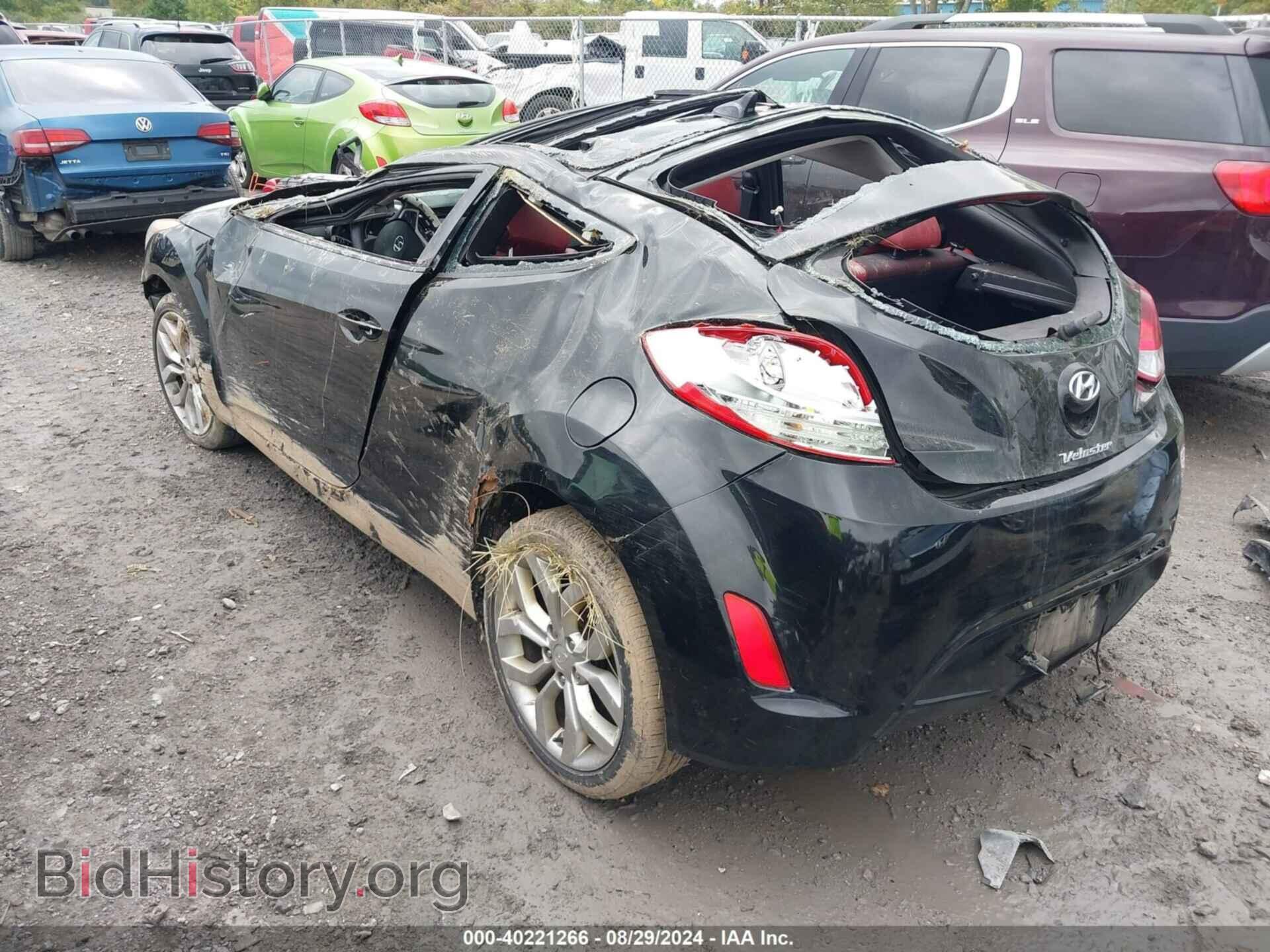 2012 HYUNDAI VELOSTER - VIN: KMHTC6AD7CU052484 - Фото 3