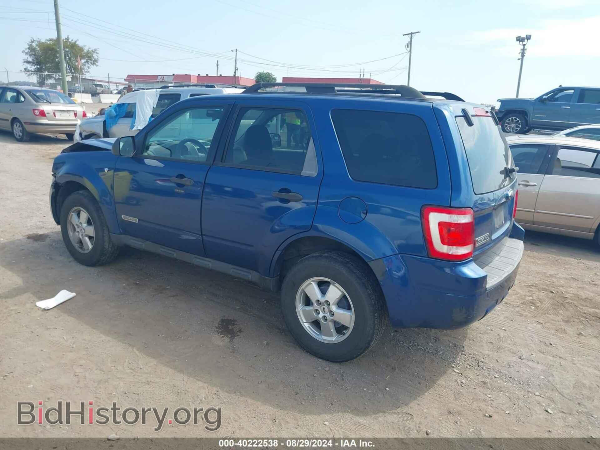 2008 FORD ESCAPE - VIN: 1FMCU03158KC40307 - Фото 3