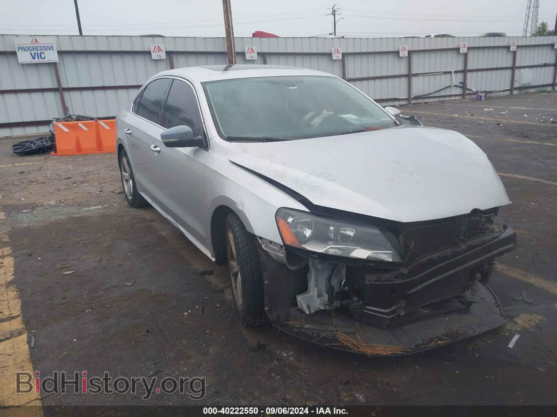 Photo 1VWBH7A38CC026672 - VOLKSWAGEN PASSAT 2012