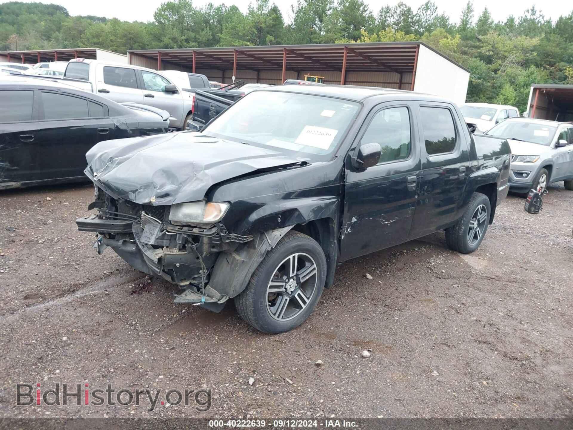 2013 HONDA RIDGELINE - VIN: 5FPYK1F76DB012157 - Фото 2