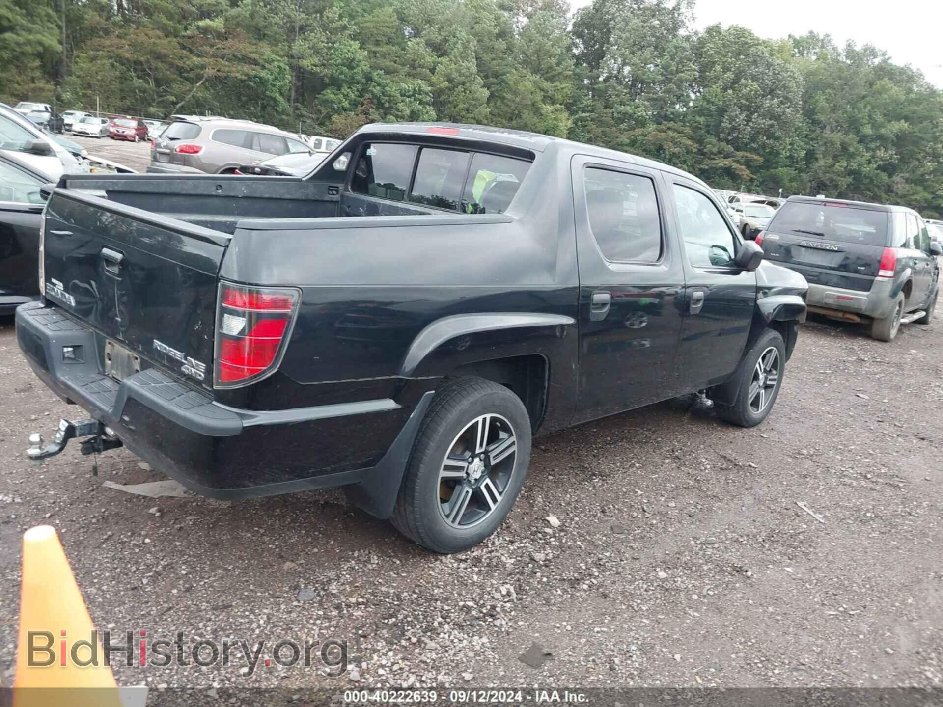 2013 HONDA RIDGELINE - VIN: 5FPYK1F76DB012157 - Фото 4