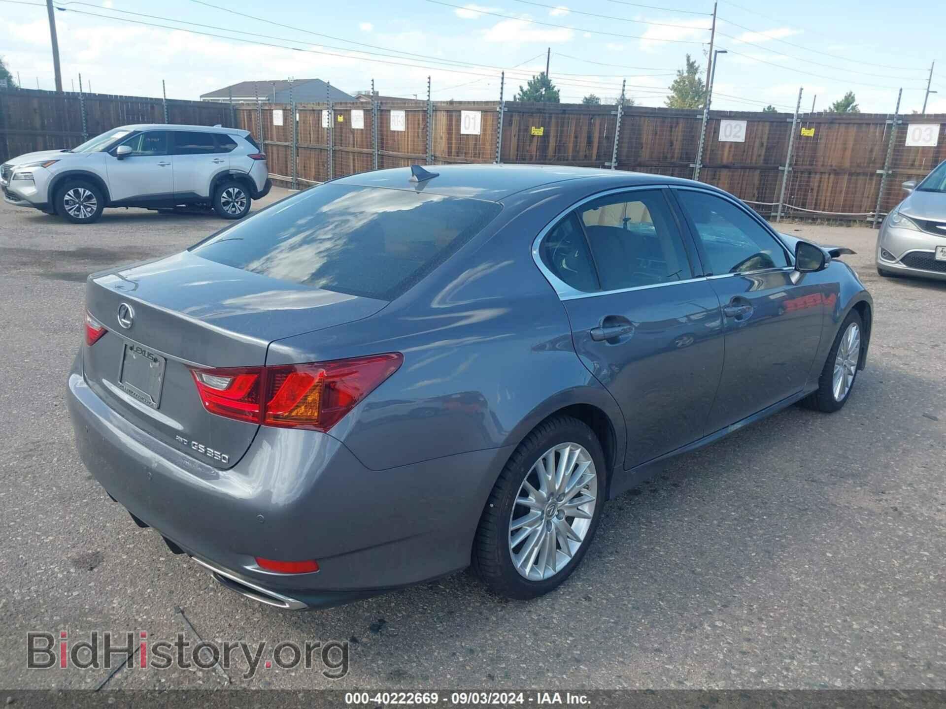 2013 LEXUS GS 350 - VIN: JTHCE1BL3D5007530 - Photo 4