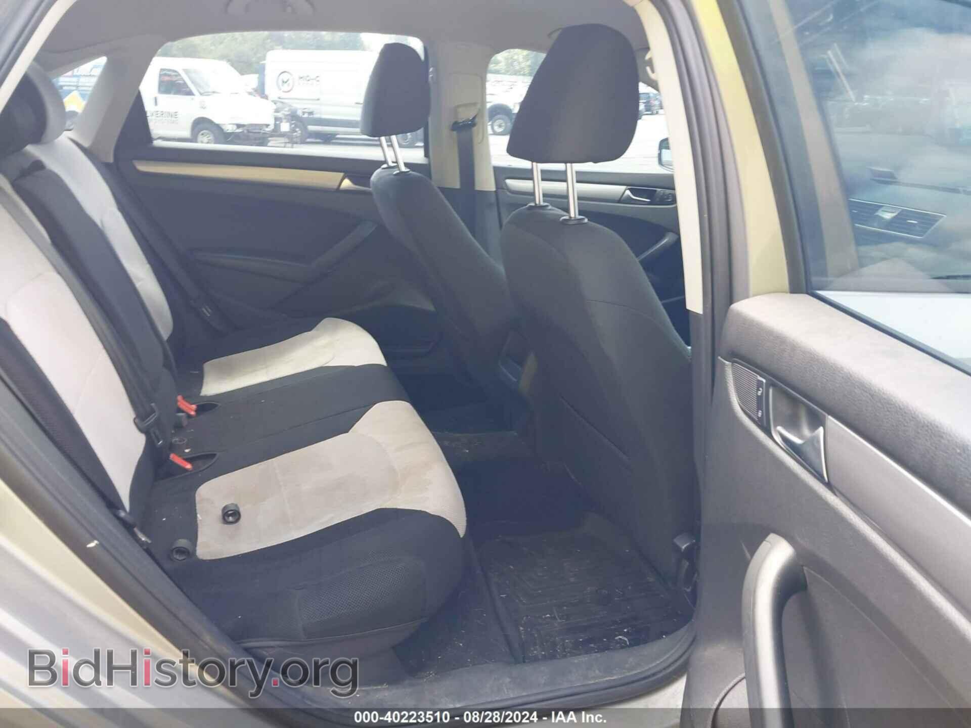 2012 VOLKSWAGEN PASSAT - VIN: 1VWAP7A33CC106072 - Фото 8