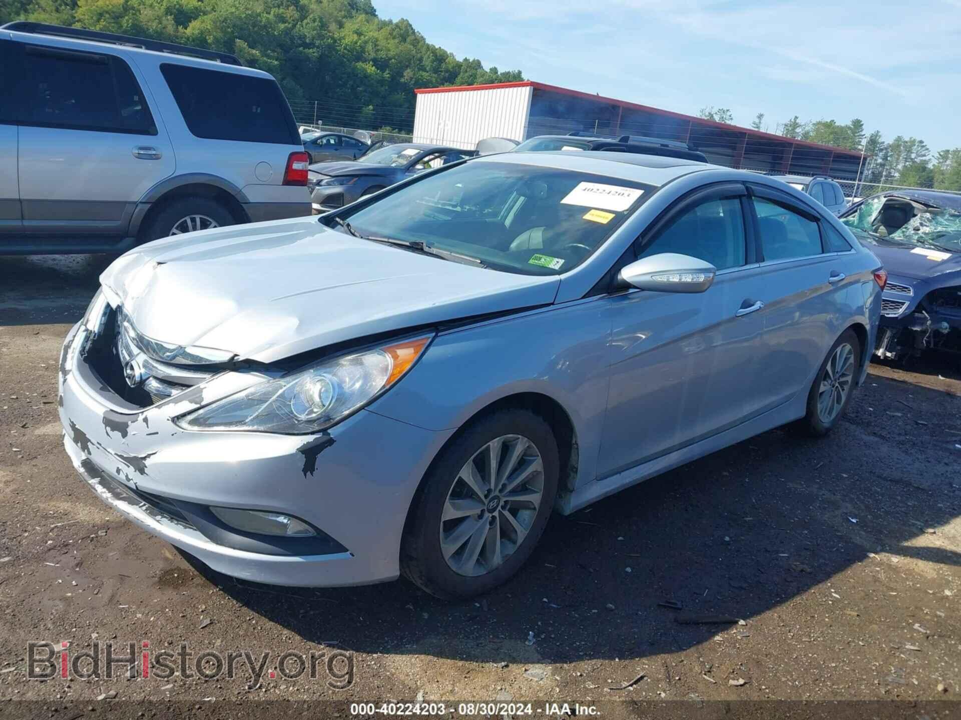 2014 HYUNDAI SONATA - VIN: 5NPEC4AC1EH877152 - Фото 2