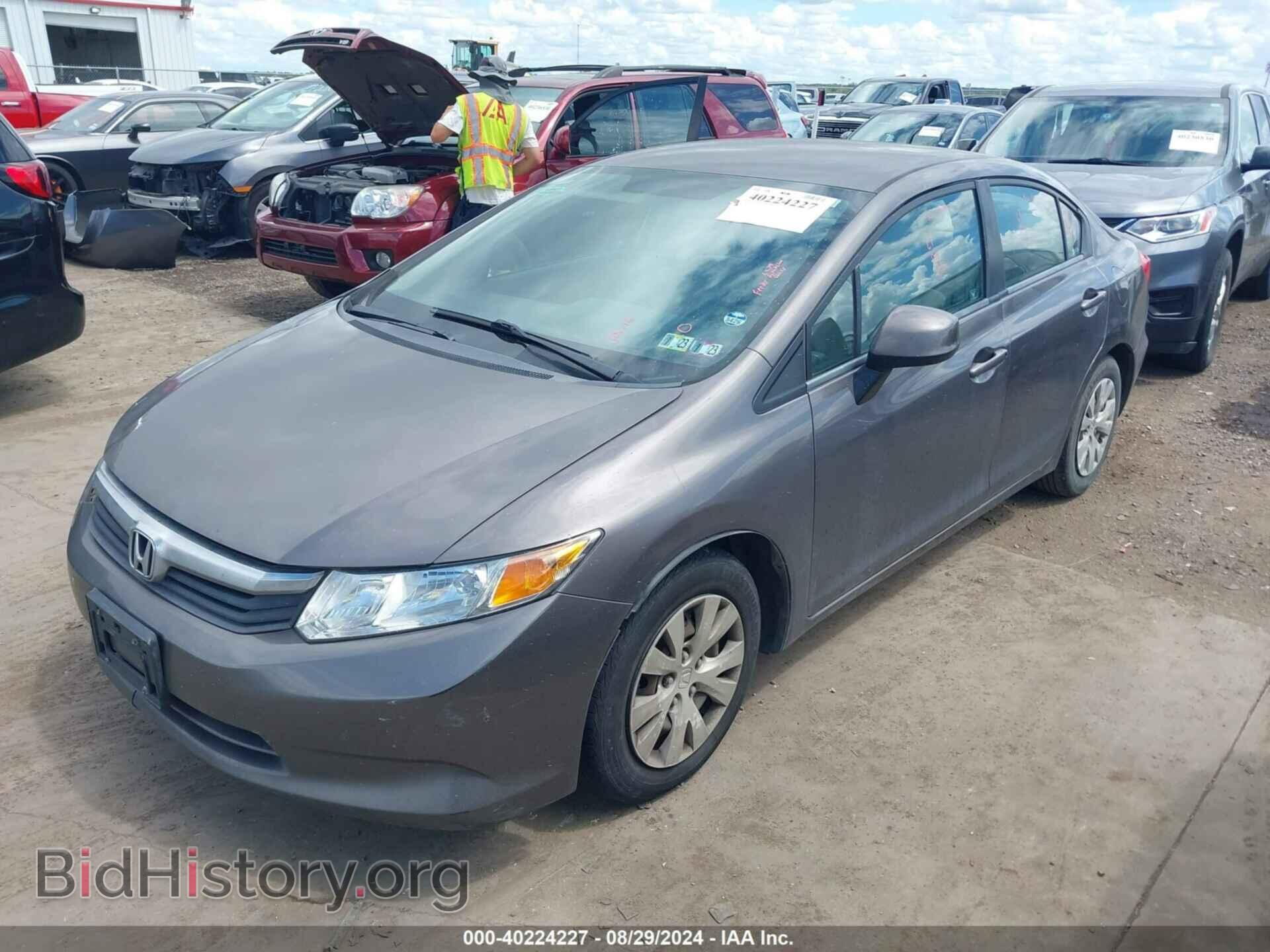 2012 HONDA CIVIC - VIN: 19XFB2F53CE348440 - Фото 2