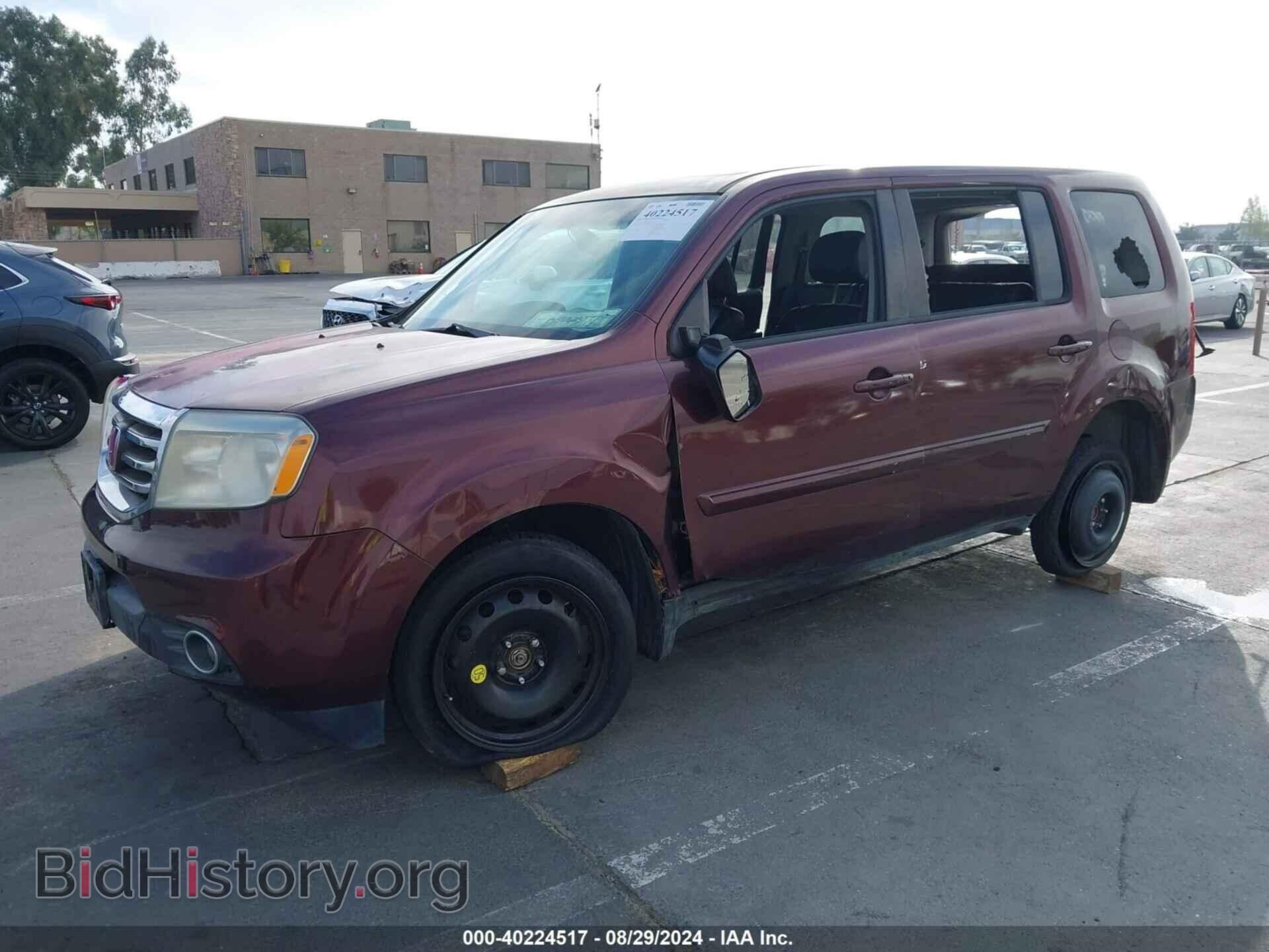 2012 HONDA PILOT - VIN: 5FNYF3H62CB022048 - Фото 2