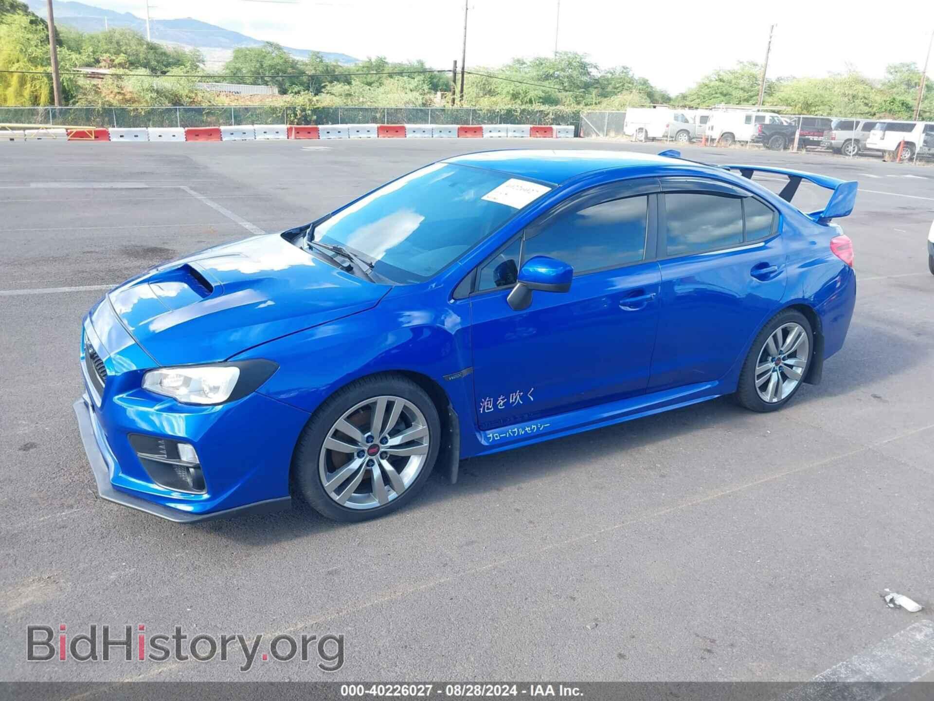 2015 SUBARU WRX - VIN: JF1VA1A65F9827742 - Фото 2