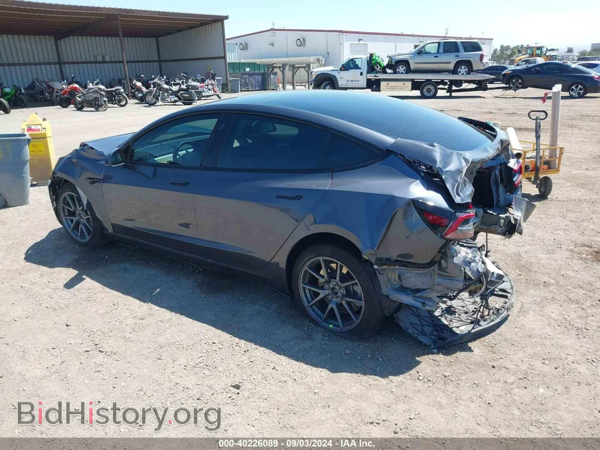 2022 TESLA MODEL 3 - VIN: 5YJ3E1EB9NF184247 - Фото 3