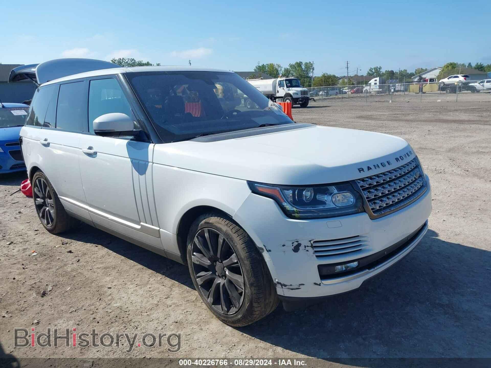 Фотография SALGS2EF4GA305435 - LAND ROVER RANGE ROVER 2016