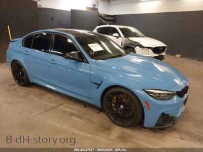 2018 BMW M3, blue — VIN WBS8M9C59J5K99794, IAAI