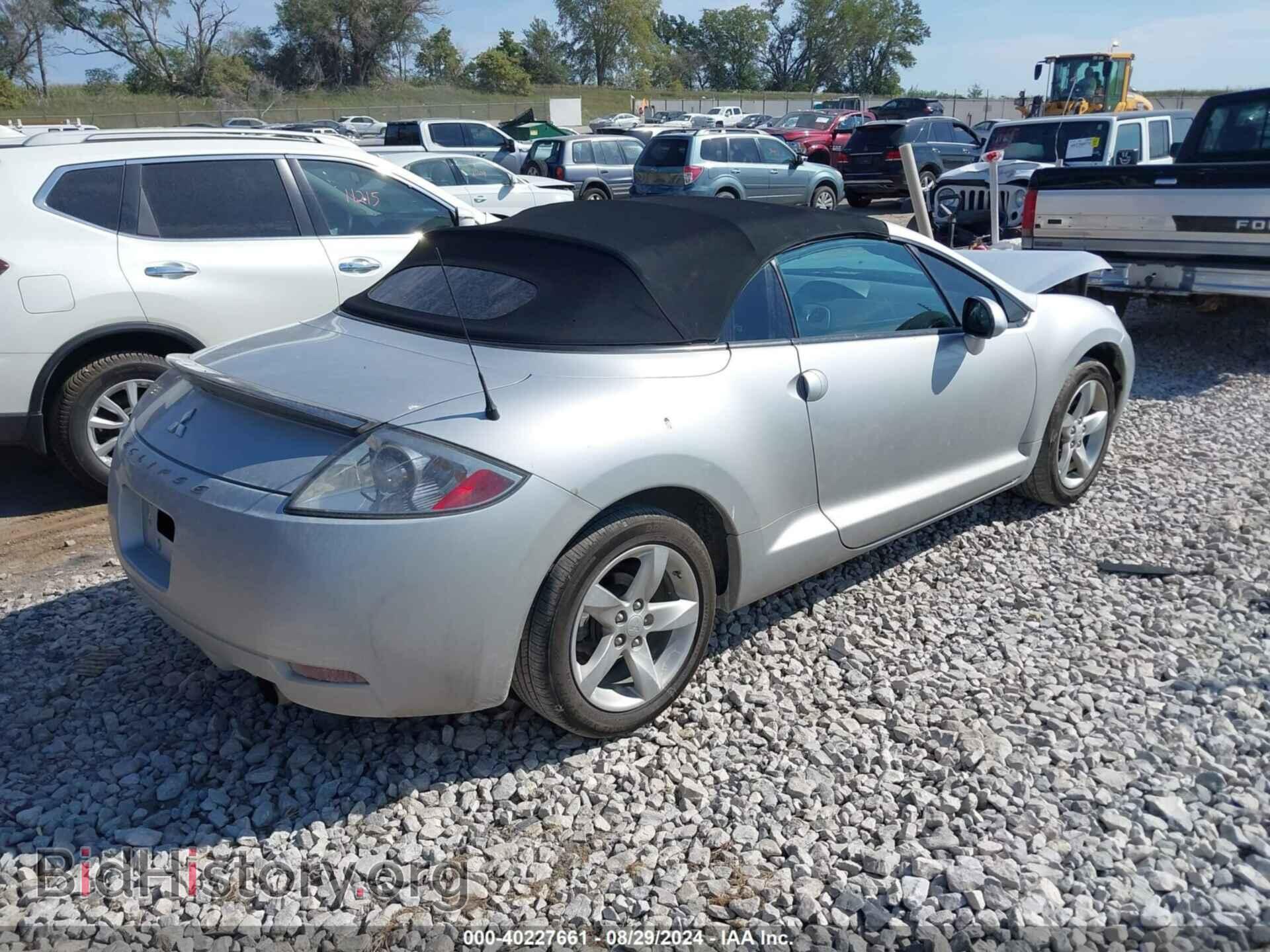 2007 MITSUBISHI ECLIPSE SPYDER - VIN: 4A3AL25F07E073545 - Photo 4