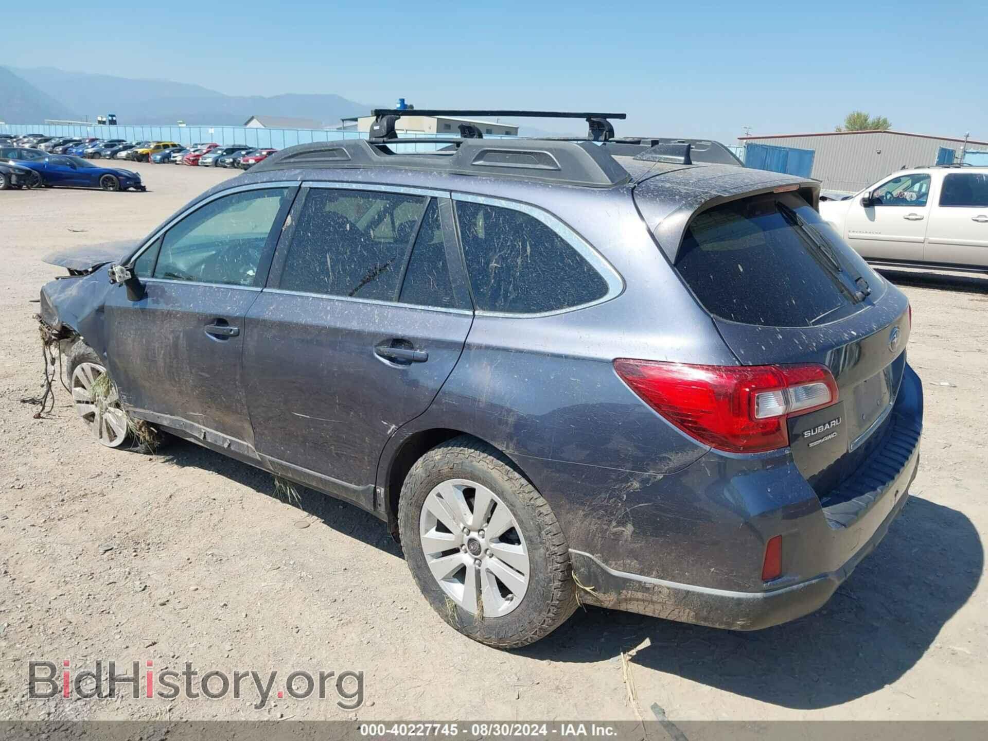 2016 SUBARU OUTBACK - VIN: 4S4BSACC8G3276400 - Фото 3