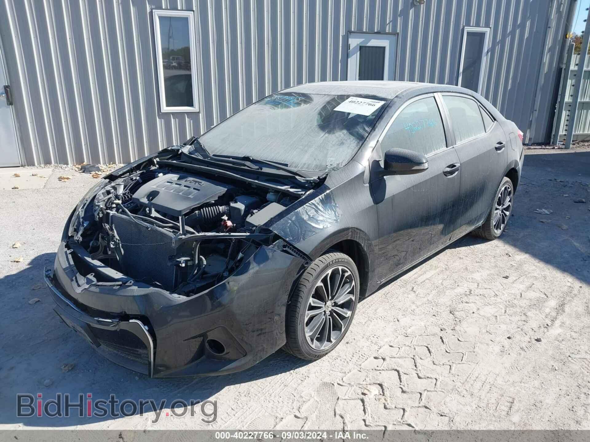 2015 TOYOTA COROLLA - VIN: 2T1BURHEXFC421675 - Фото 2
