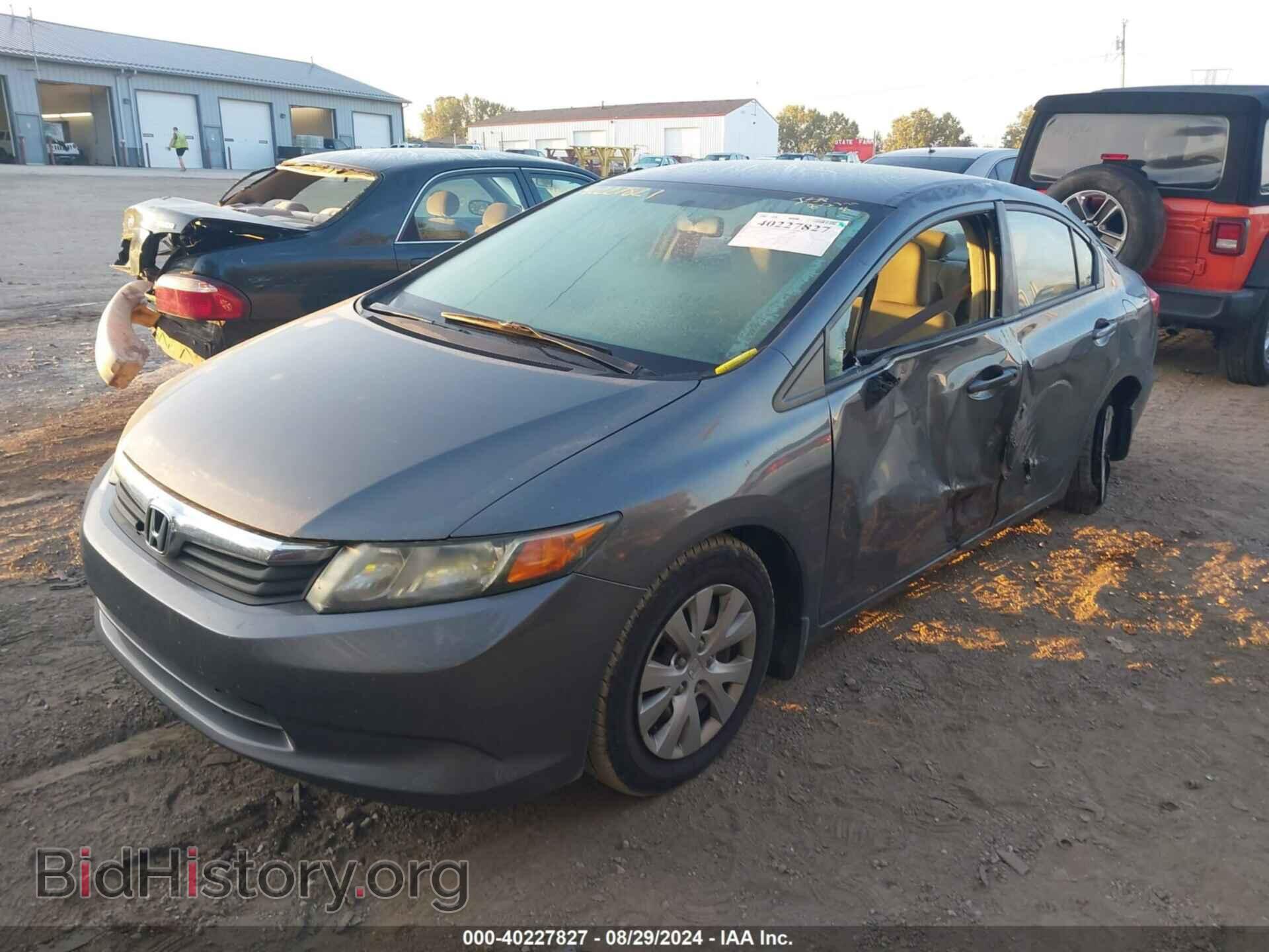 2012 HONDA CIVIC - VIN: 19XFB2F56CE081875 - Фото 2