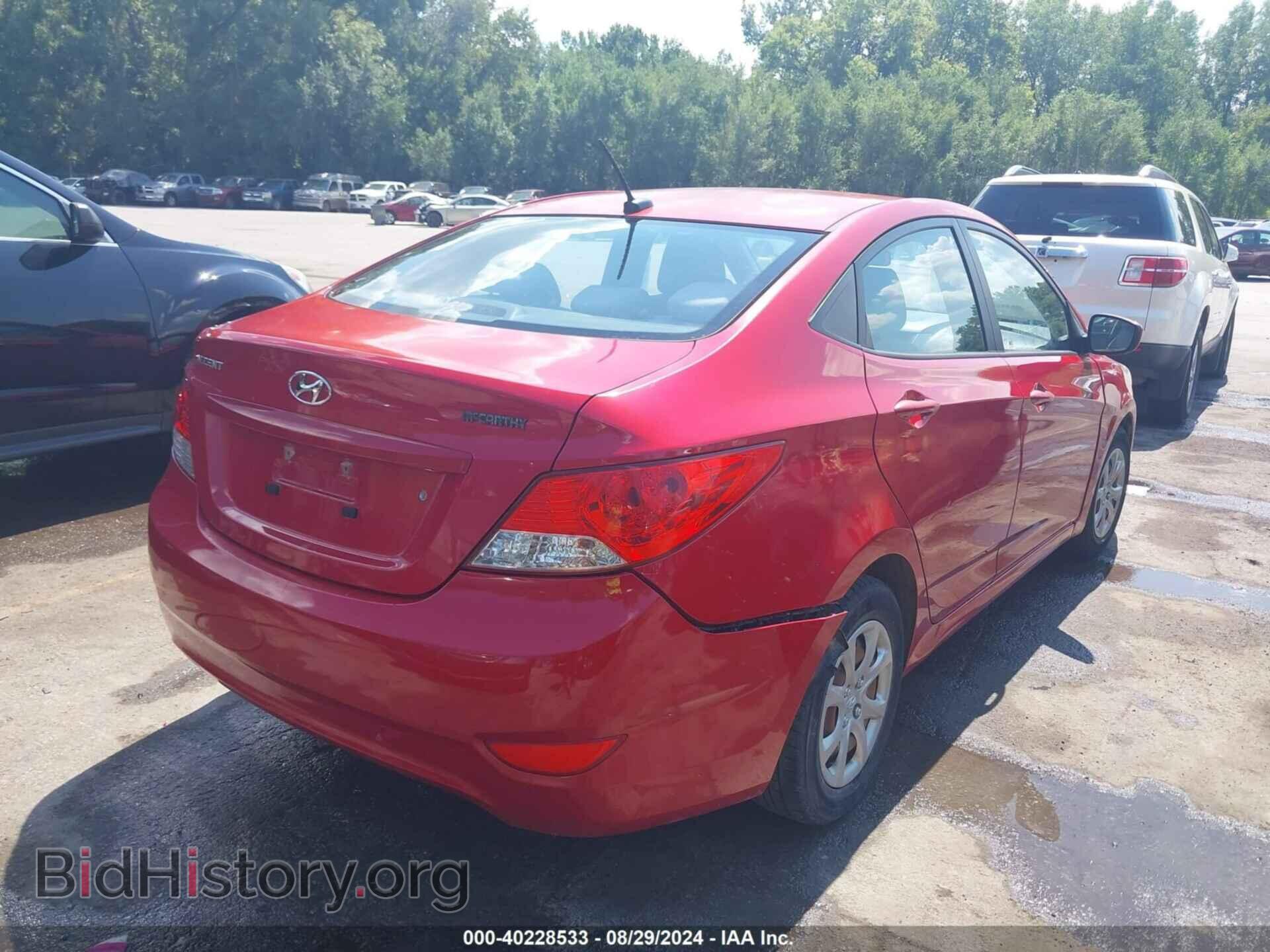 2014 HYUNDAI ACCENT - VIN: KMHCT4AE1EU646827 - Фото 4