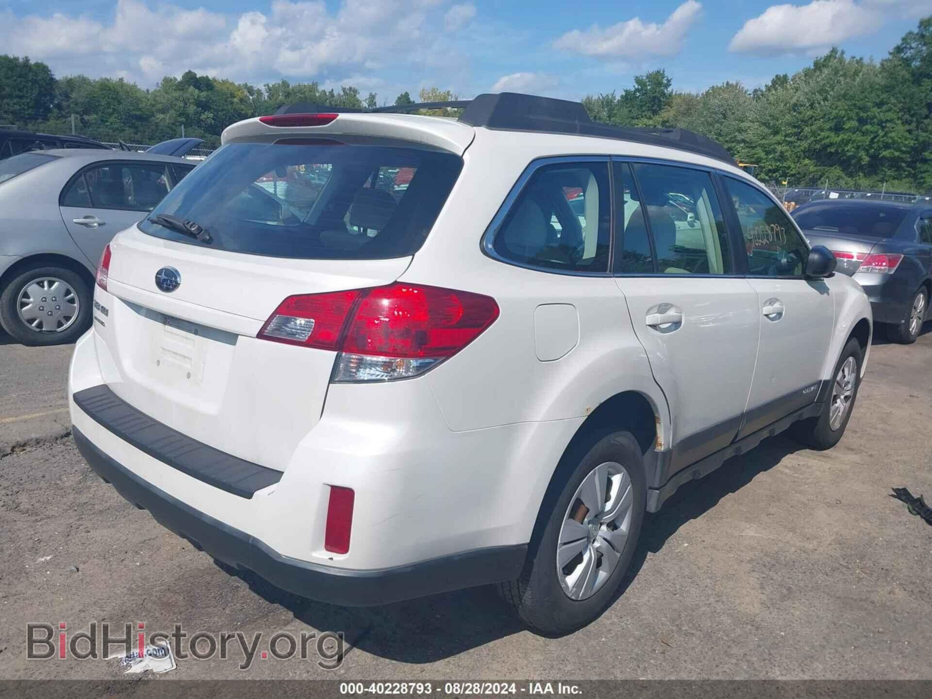 2011 SUBARU OUTBACK - VIN: 4S4BRBAC8B1346731 - Фото 4