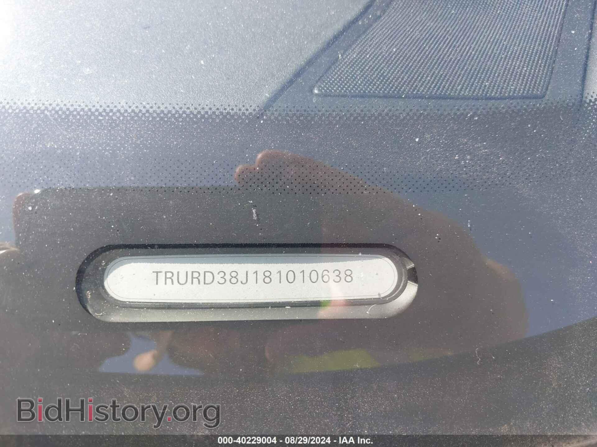 2008 AUDI TT - VIN: TRURD38J181010638 - Фото 9