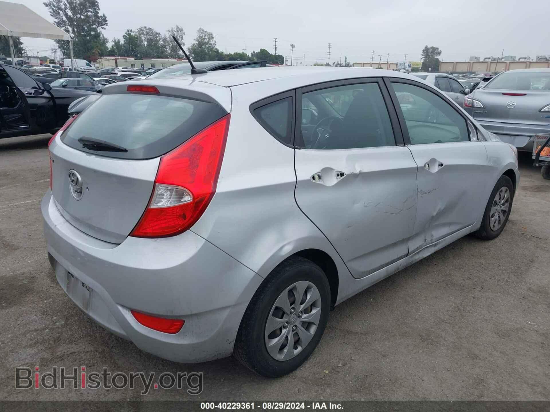 2017 HYUNDAI ACCENT - VIN: KMHCT5AE7HU300761 - Фото 4