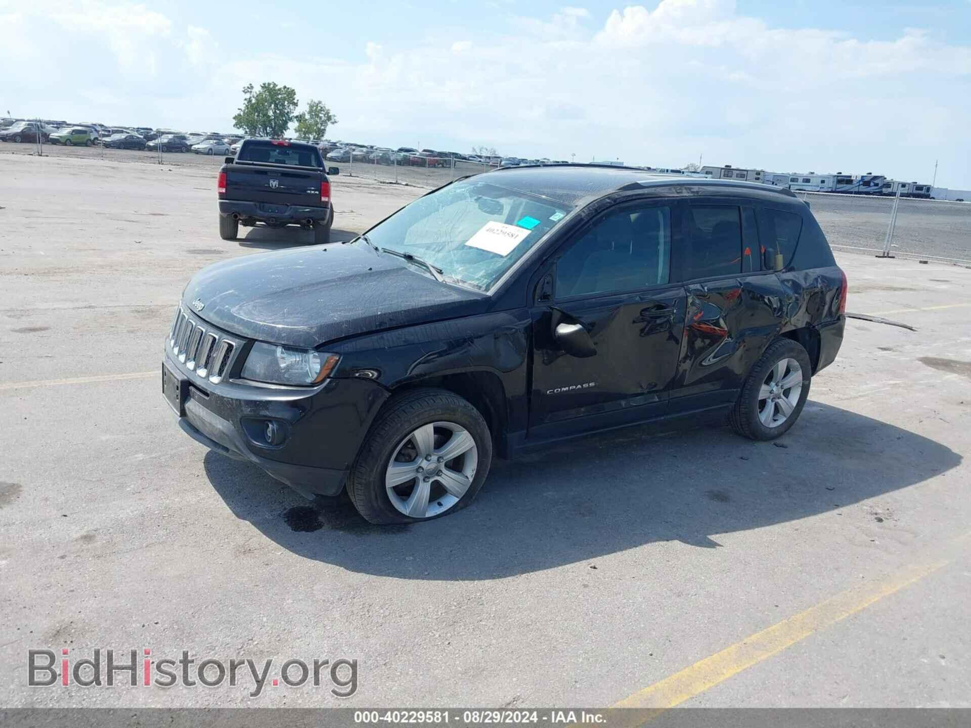 2016 JEEP COMPASS - VIN: 1C4NJDBB2GD511429 - Фото 2