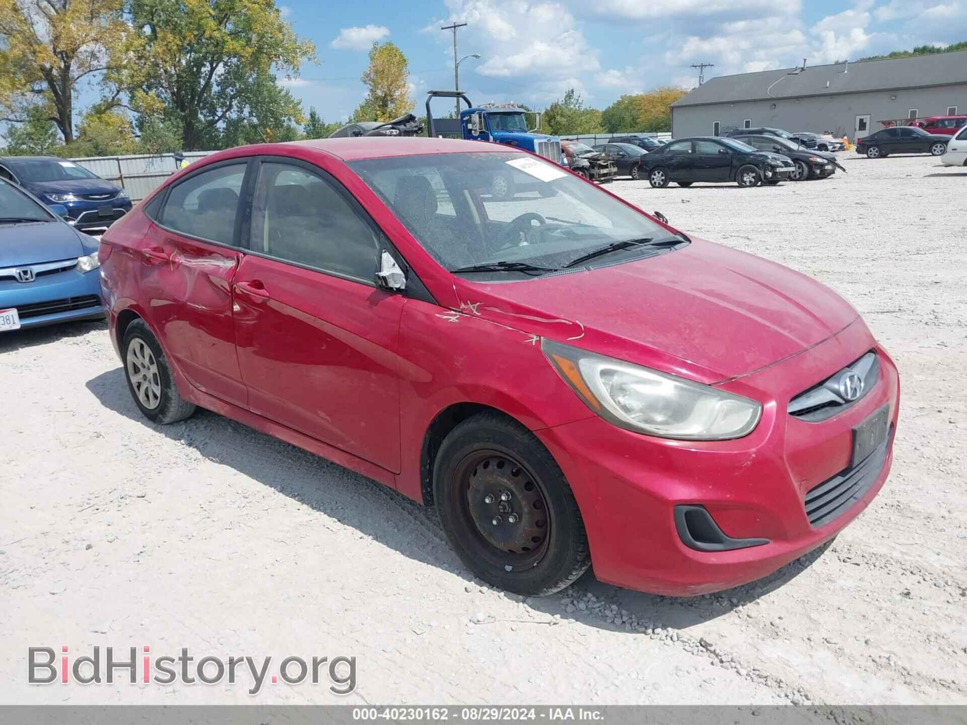 Photo KMHCT4AE7CU212554 - HYUNDAI ACCENT 2012