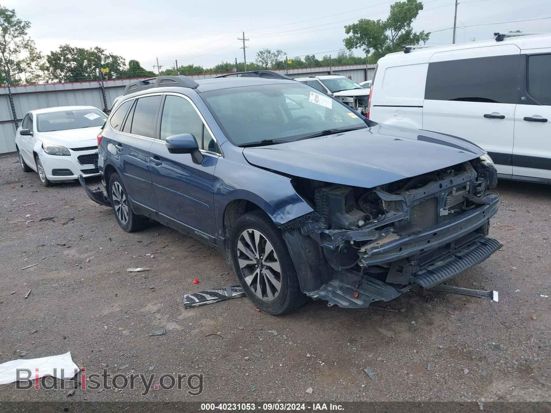 Фотография 4S4BSANC6G3321654 - SUBARU OUTBACK 2016