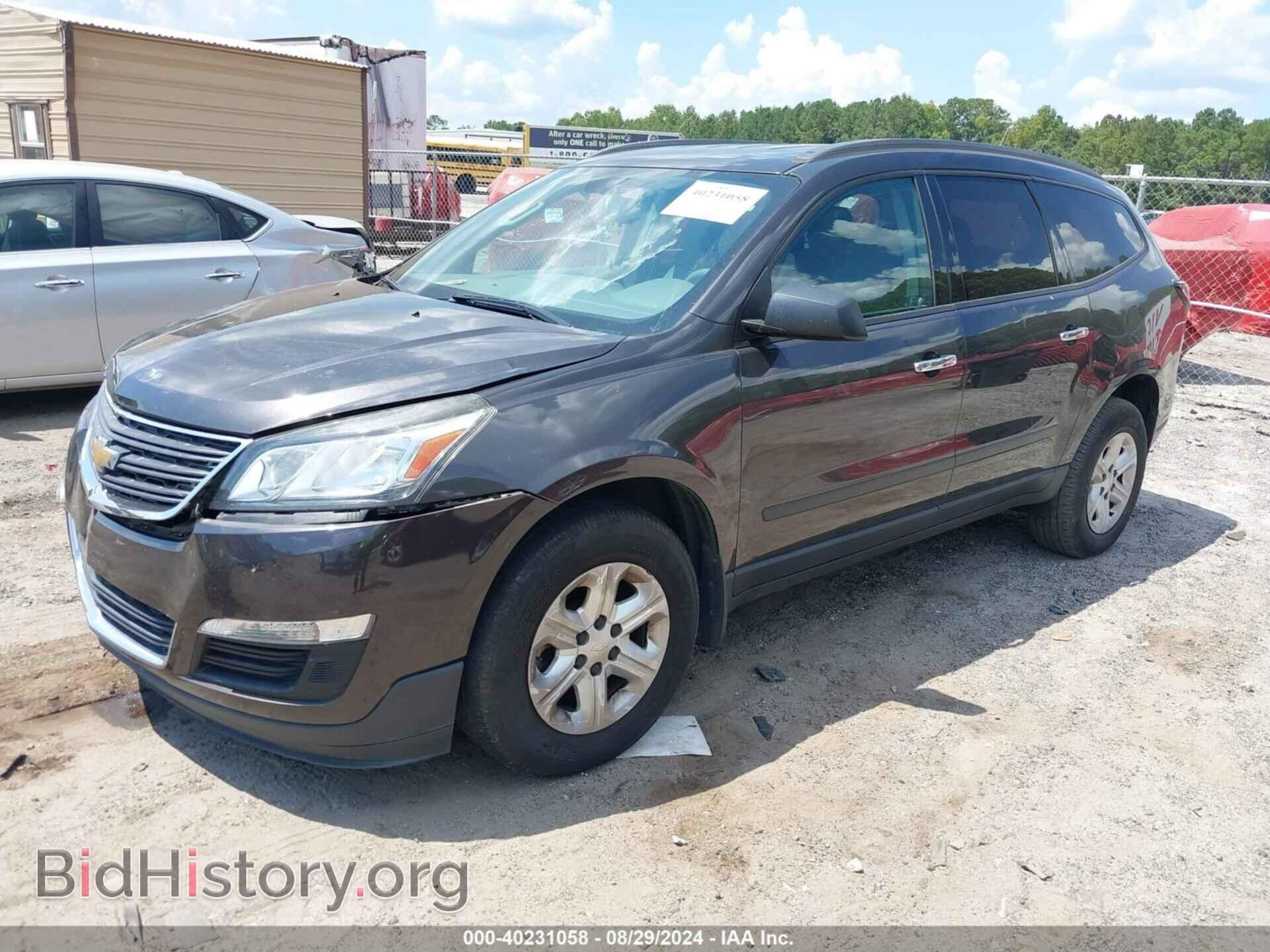 2016 CHEVROLET TRAVERSE - VIN: 1GNKRFKD7GJ222497 - Фото 2