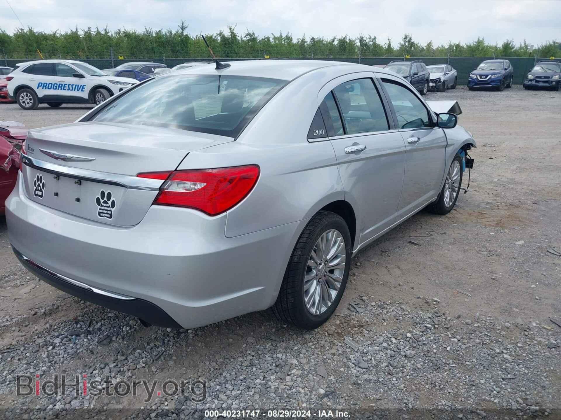 2012 CHRYSLER 200 - VIN: 1C3CCBCB0CN249973 - Фото 4
