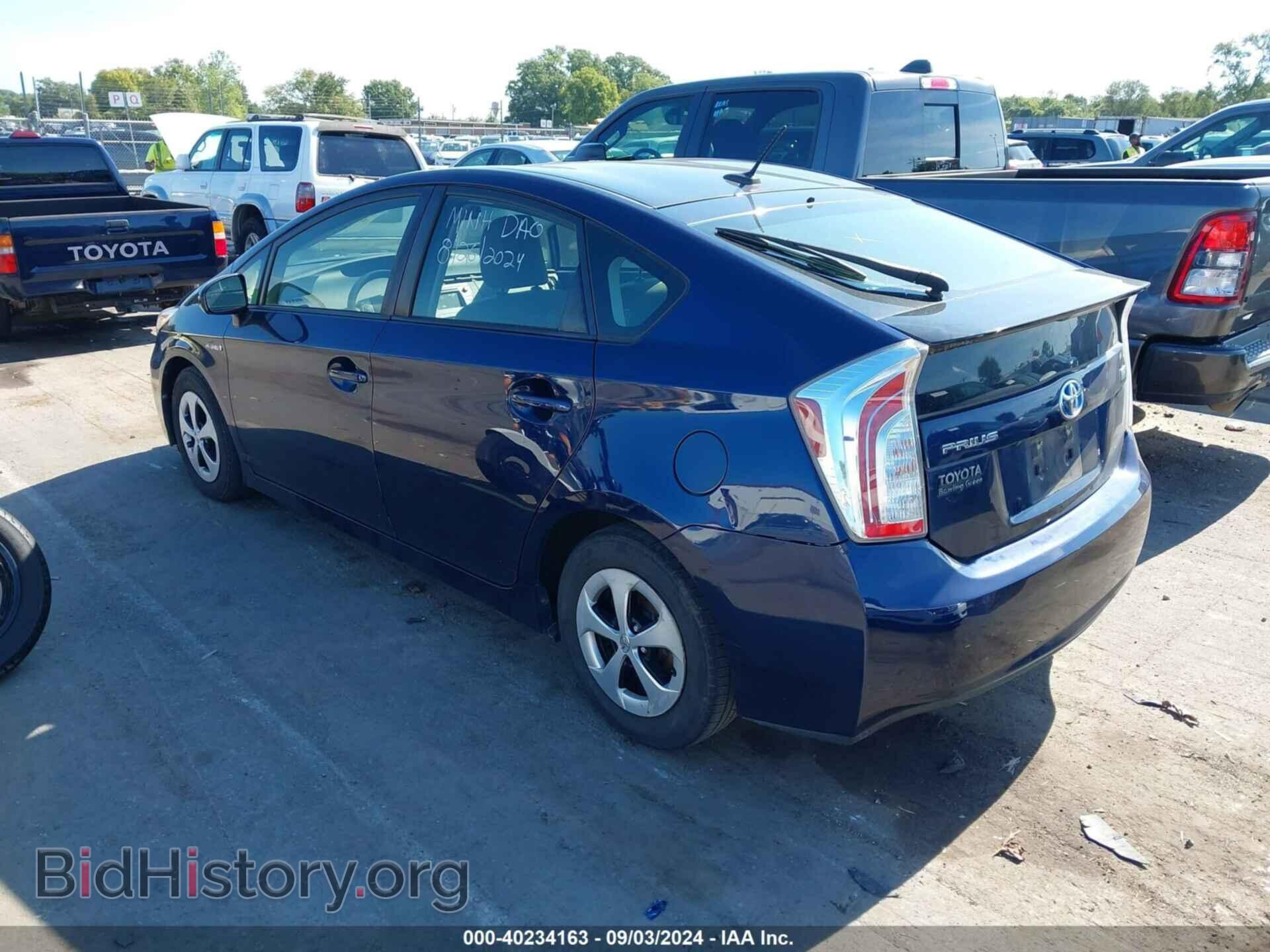 2014 TOYOTA PRIUS - VIN: JTDKN3DU4E0387037 - Фото 3