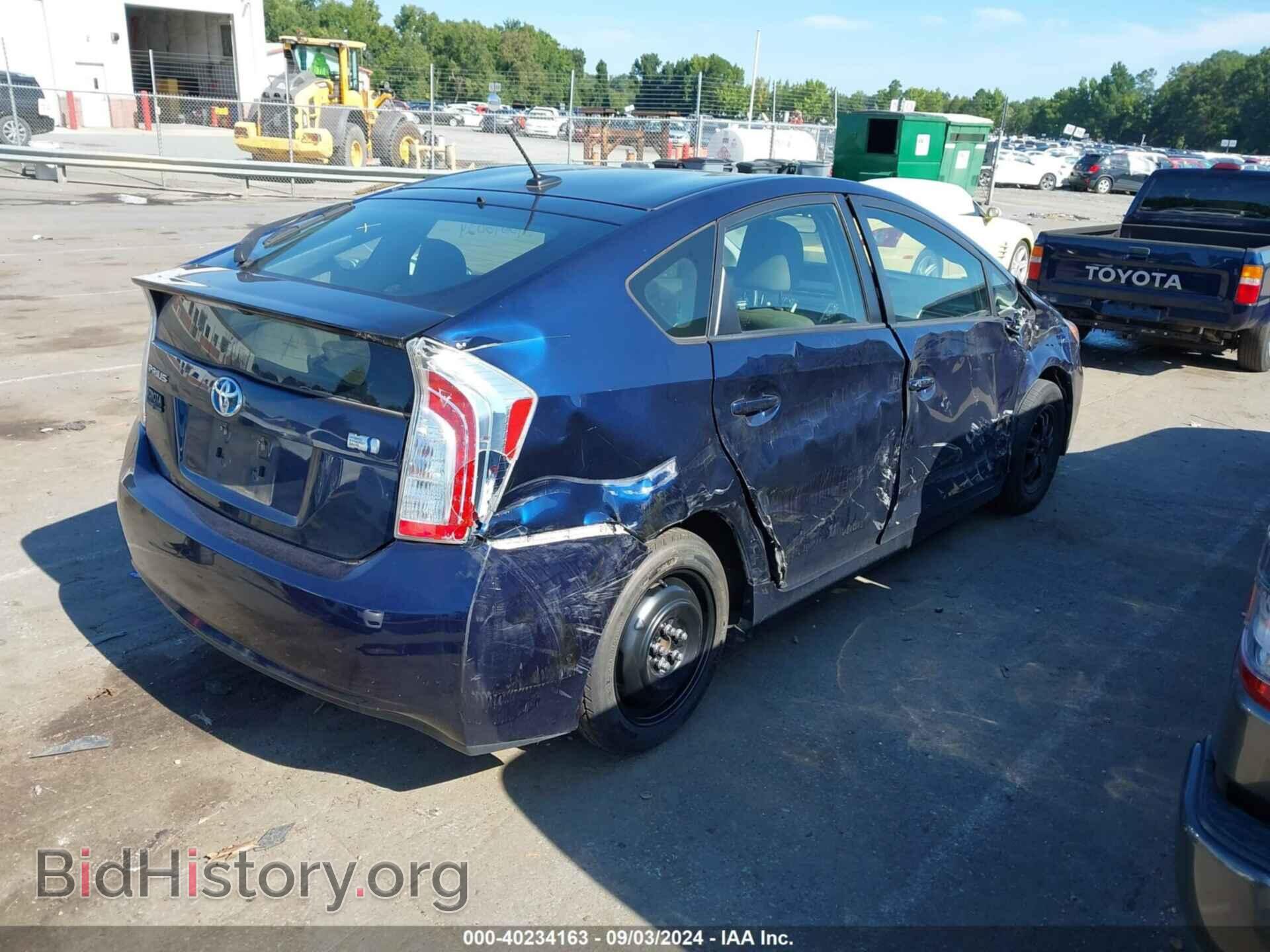 2014 TOYOTA PRIUS - VIN: JTDKN3DU4E0387037 - Фото 4