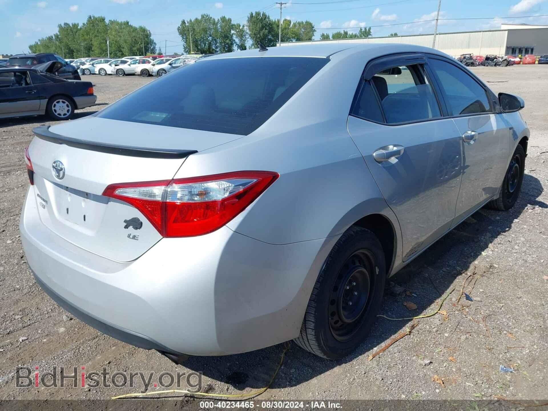 2015 TOYOTA COROLLA - VIN: 2T1BURHE3FC267228 - Фото 4