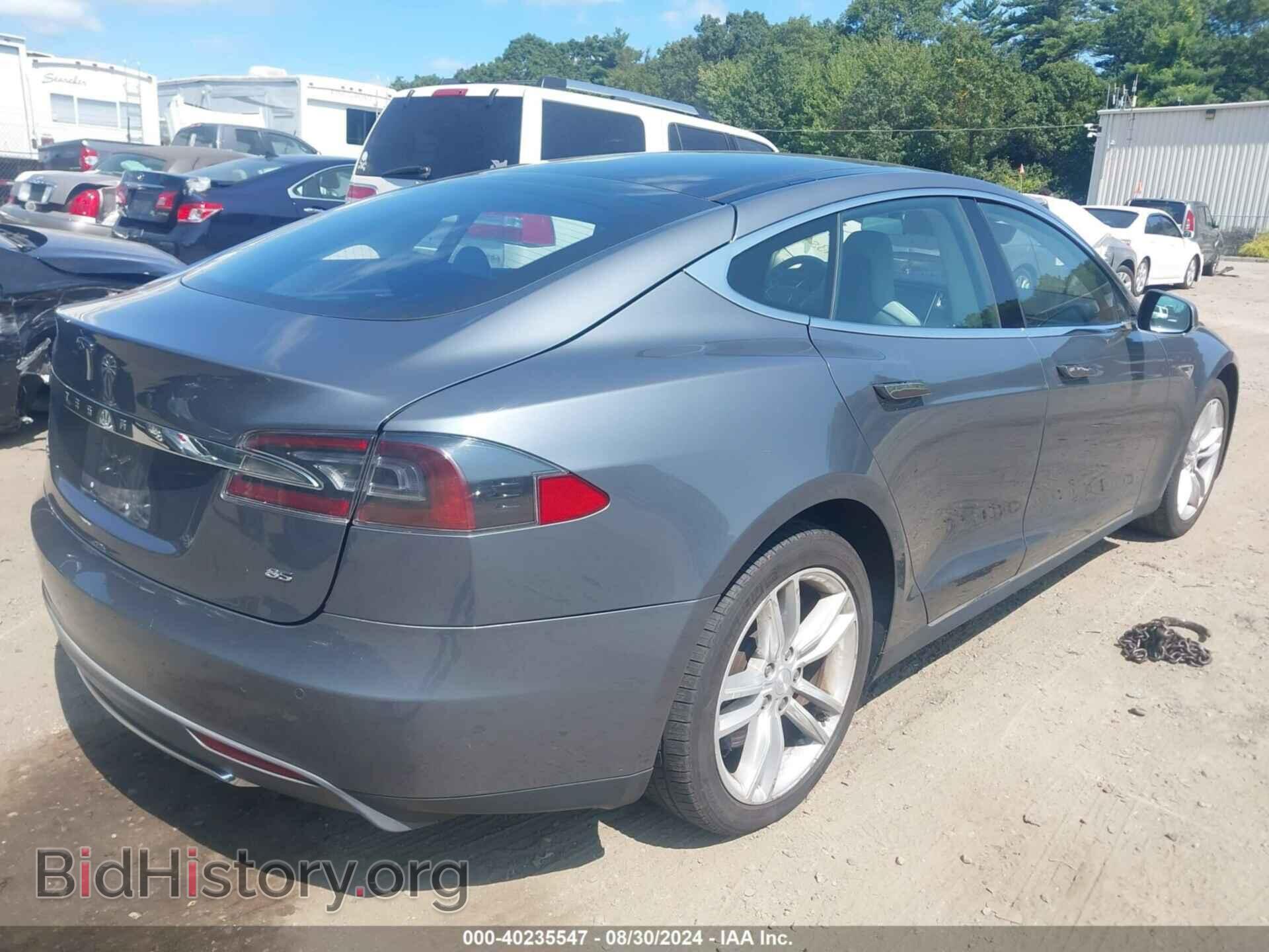 2014 TESLA MODEL S - VIN: 5YJSA1H1XEFP36848 - Фото 4