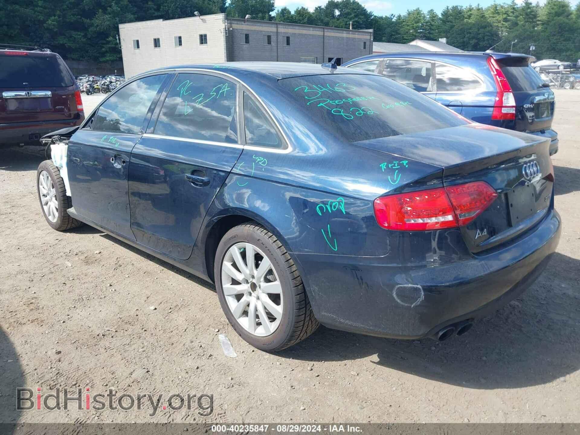 2011 AUDI A4 - VIN: WAUEFAFL2BN051482 - Фото 3