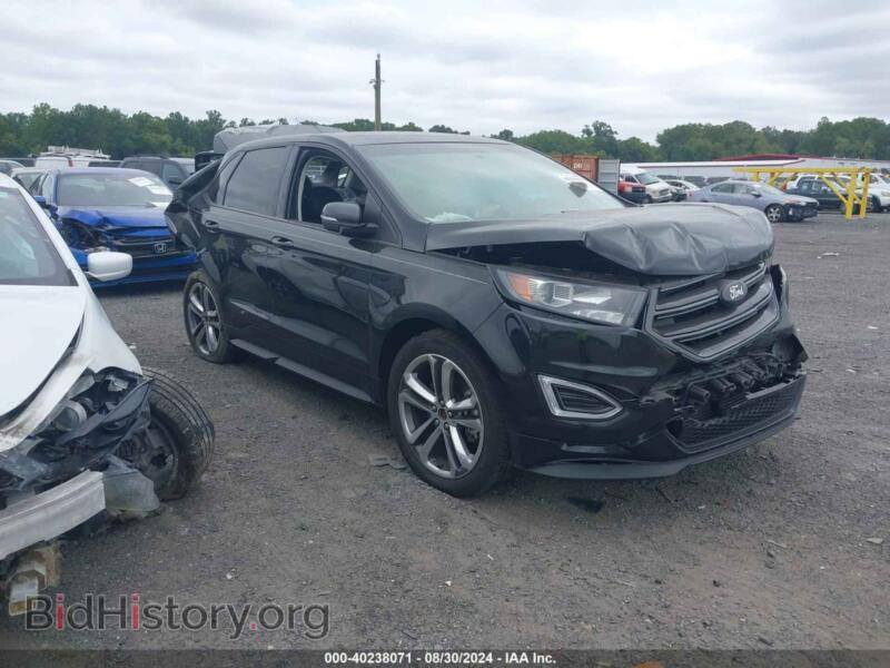2015 Ford EDGE Sport (VIN 2FMTK4AP2FBB88467) — фото 1 из 17, IAAI, повреждение: задняя часть