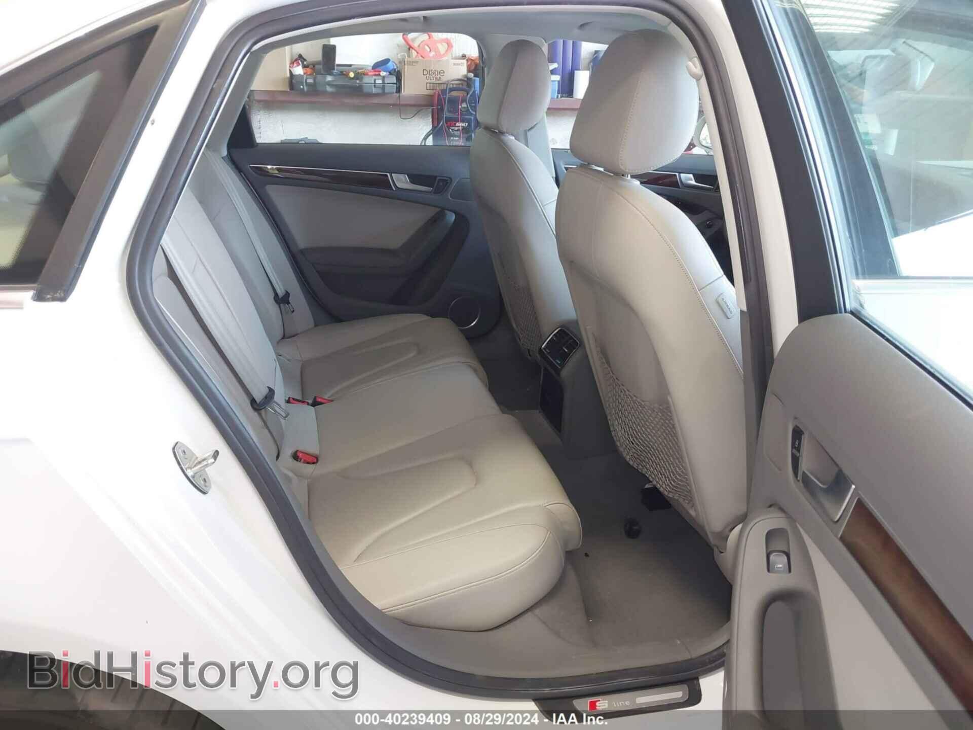 2012 AUDI A4 - VIN: WAUFFAFL4CA112585 - Фото 8