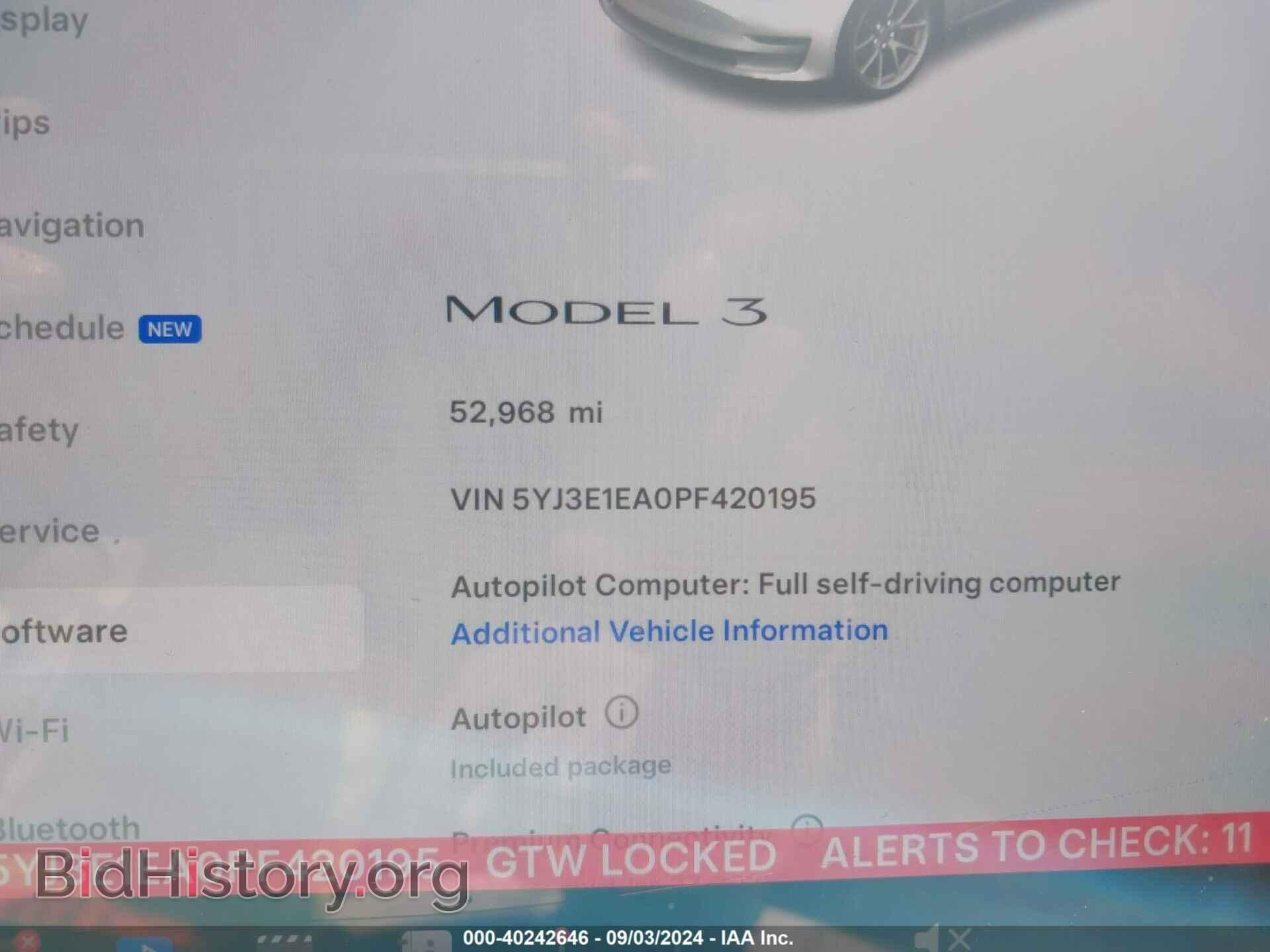 2023 TESLA MODEL 3 - VIN: 5YJ3E1EA0PF420195 - Фото 7