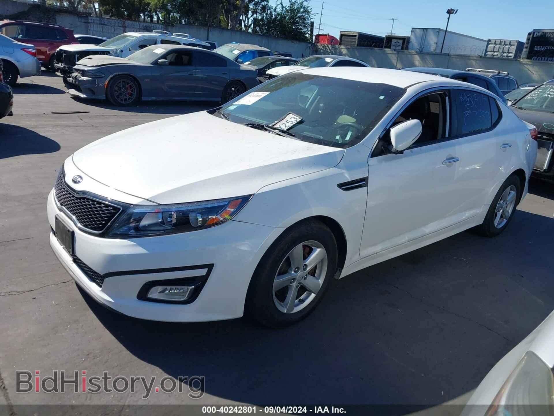 2015 KIA OPTIMA - VIN: KNAGM4A78F5650189 - Фото 2