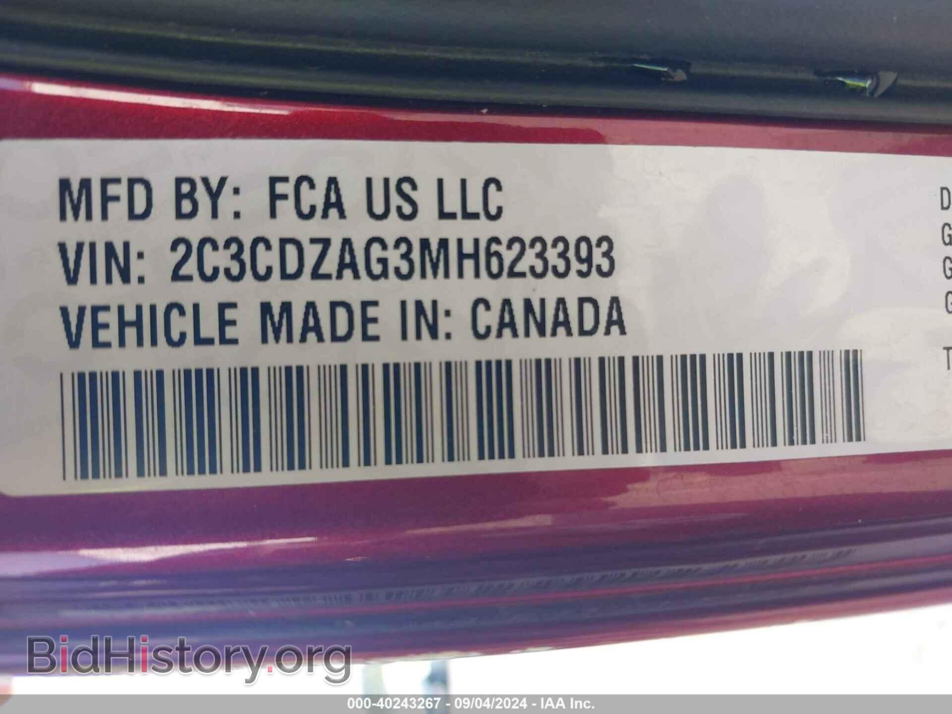2021 DODGE CHALLENGER - VIN: 2C3CDZAG3MH623393 - Photo 9