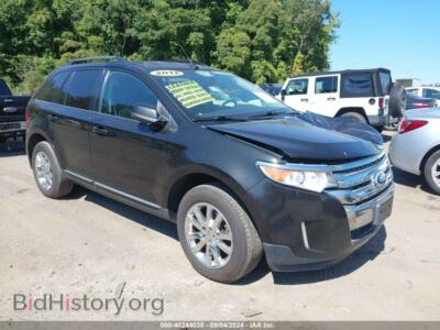 2012 Ford EDGE SEL, черный — VIN 2FMDK4JC4CBA76217, IAAI